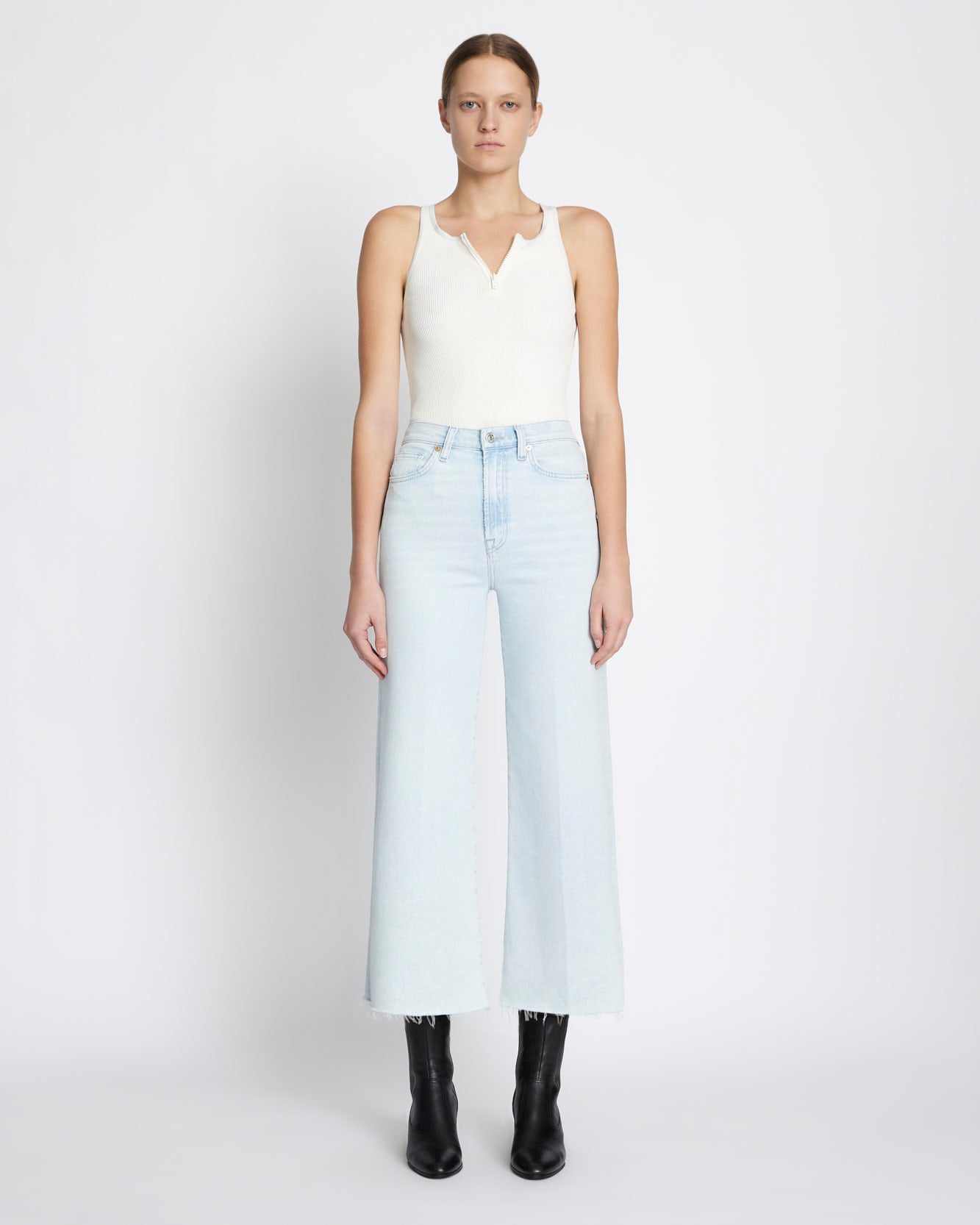 Luxe Vintage Ultra High Rise Cropped Jo in Edis