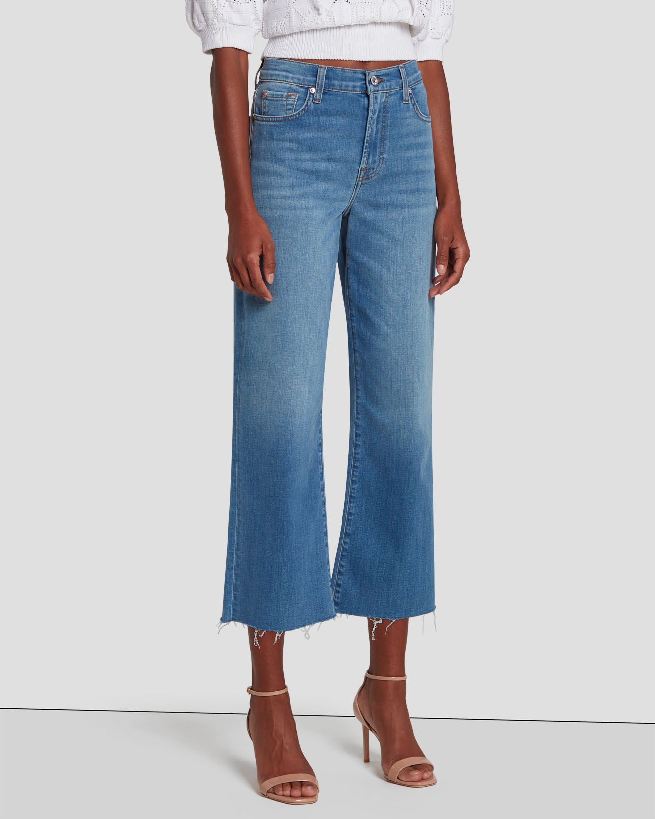 Cropped Alexa in Sapphire Blue