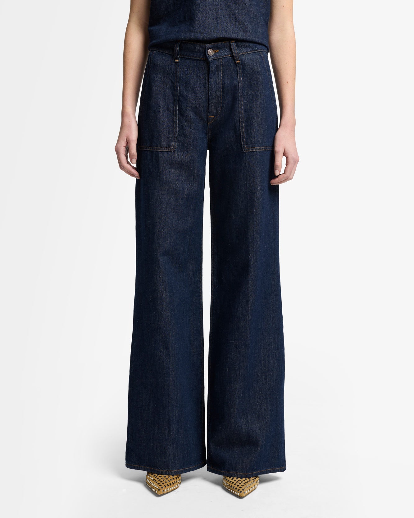 Indigo Linen Lotta in Blueberry