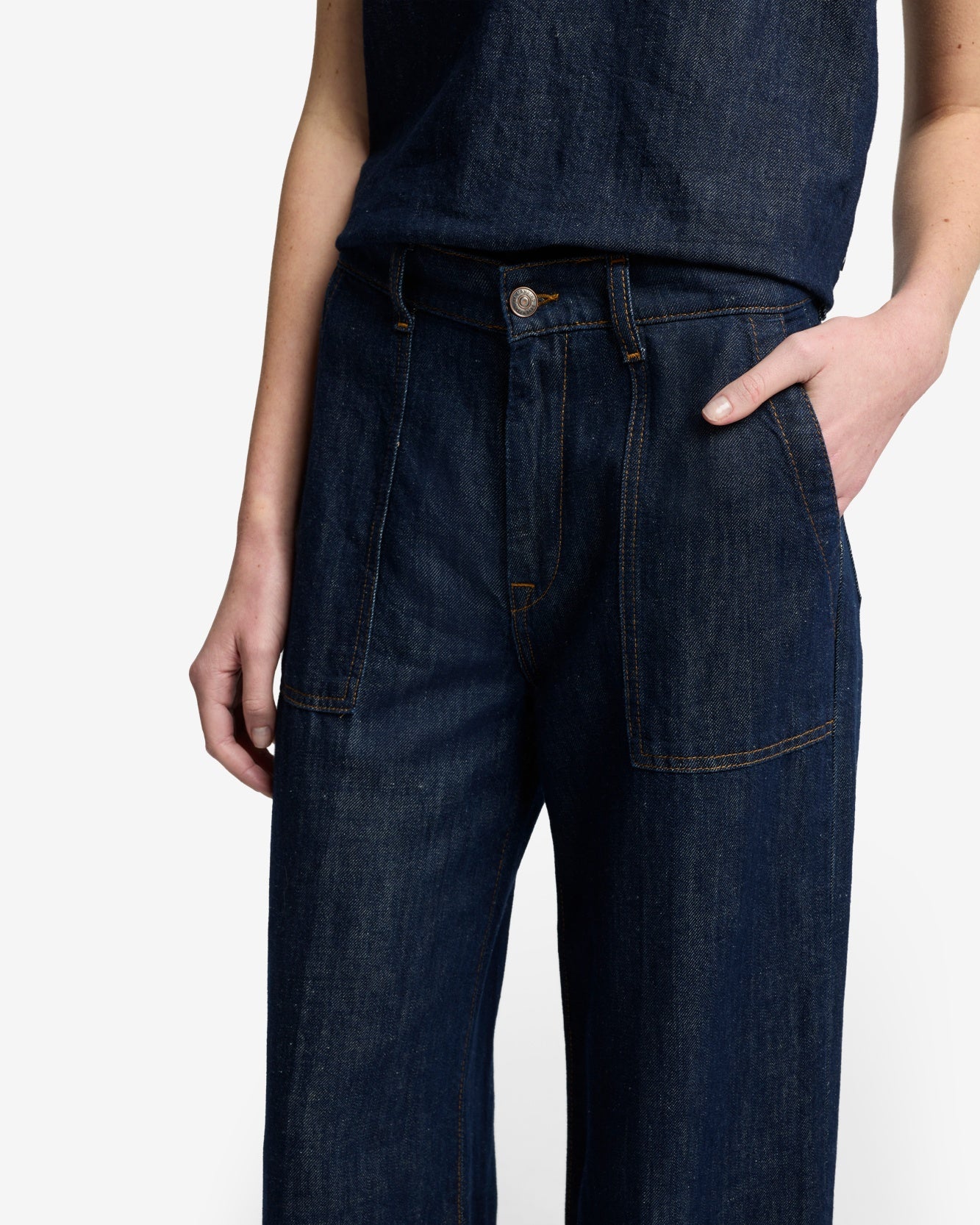 Indigo Linen Lotta in Blueberry