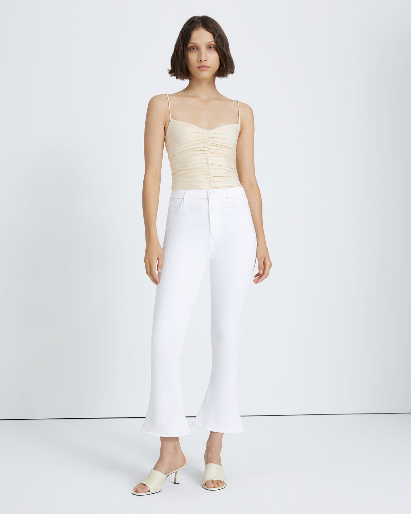 No Filter Ultra High Rise Skinny Kick in Clean White