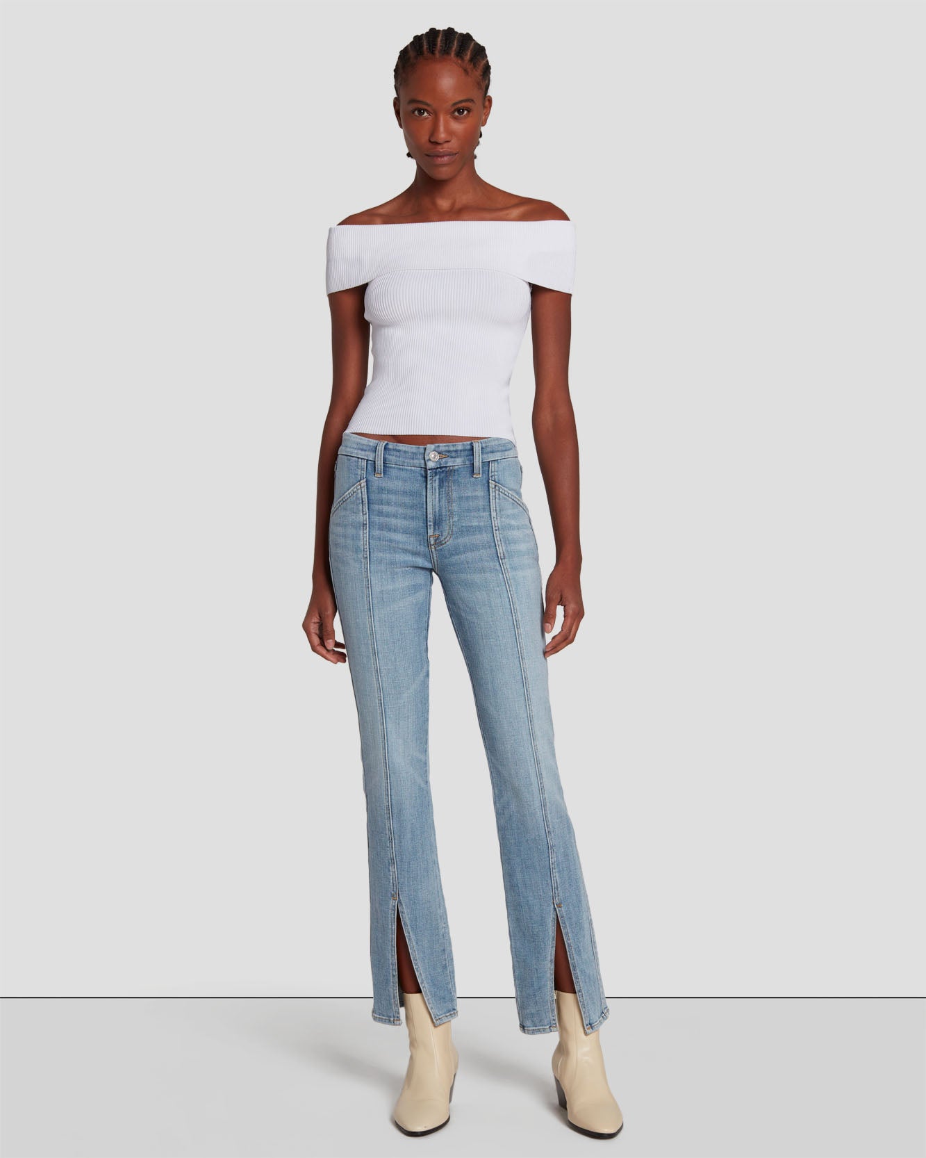 Broken Twill Kimmie Straight in De Ville