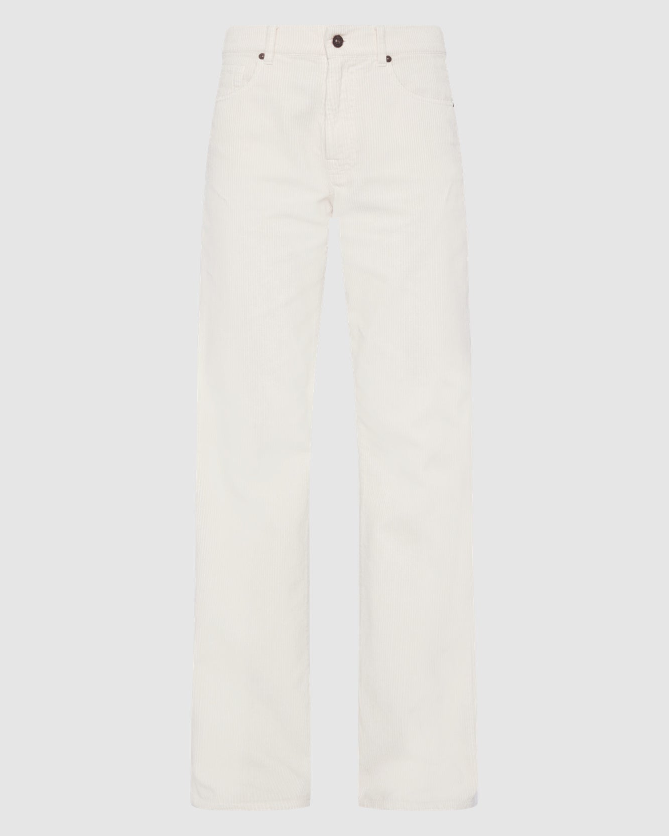Corduroy Tess Trouser in Eggshell