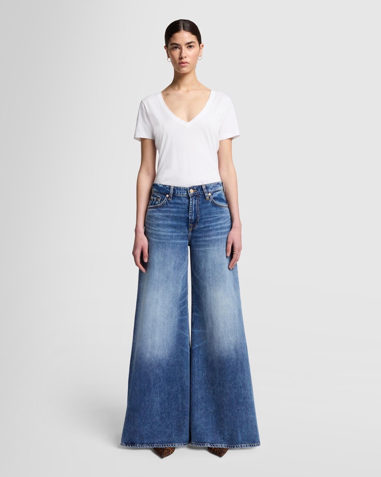 Willow Palazzo Wide Leg in Outset