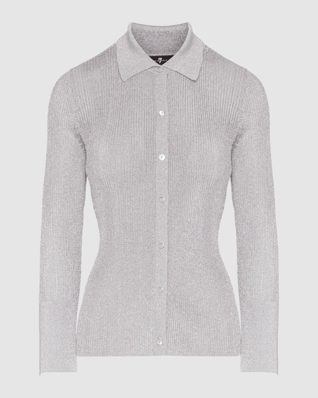 Metallic Long Sleeve Cardigan