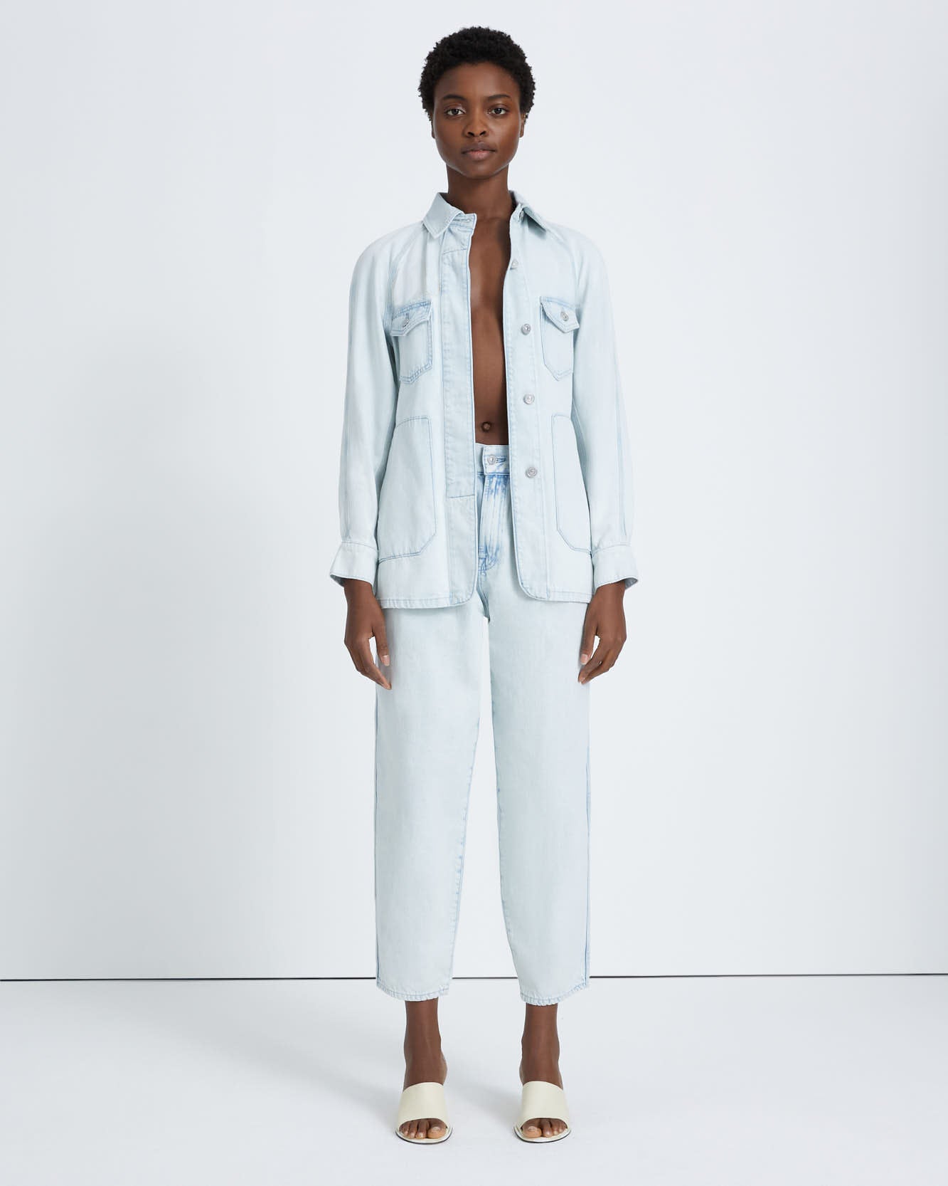Denim Field Jacket in Isadora