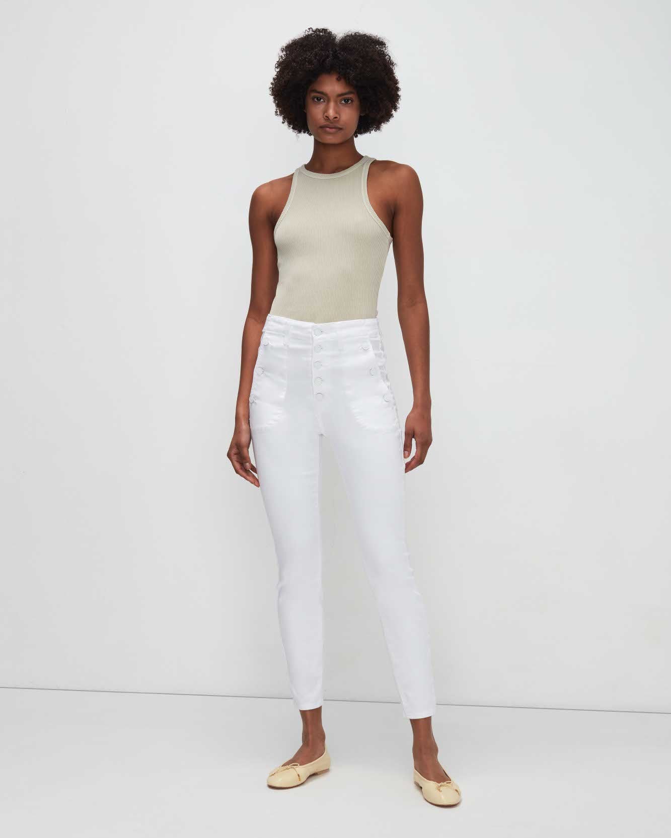 Slim Illusion Portia In White