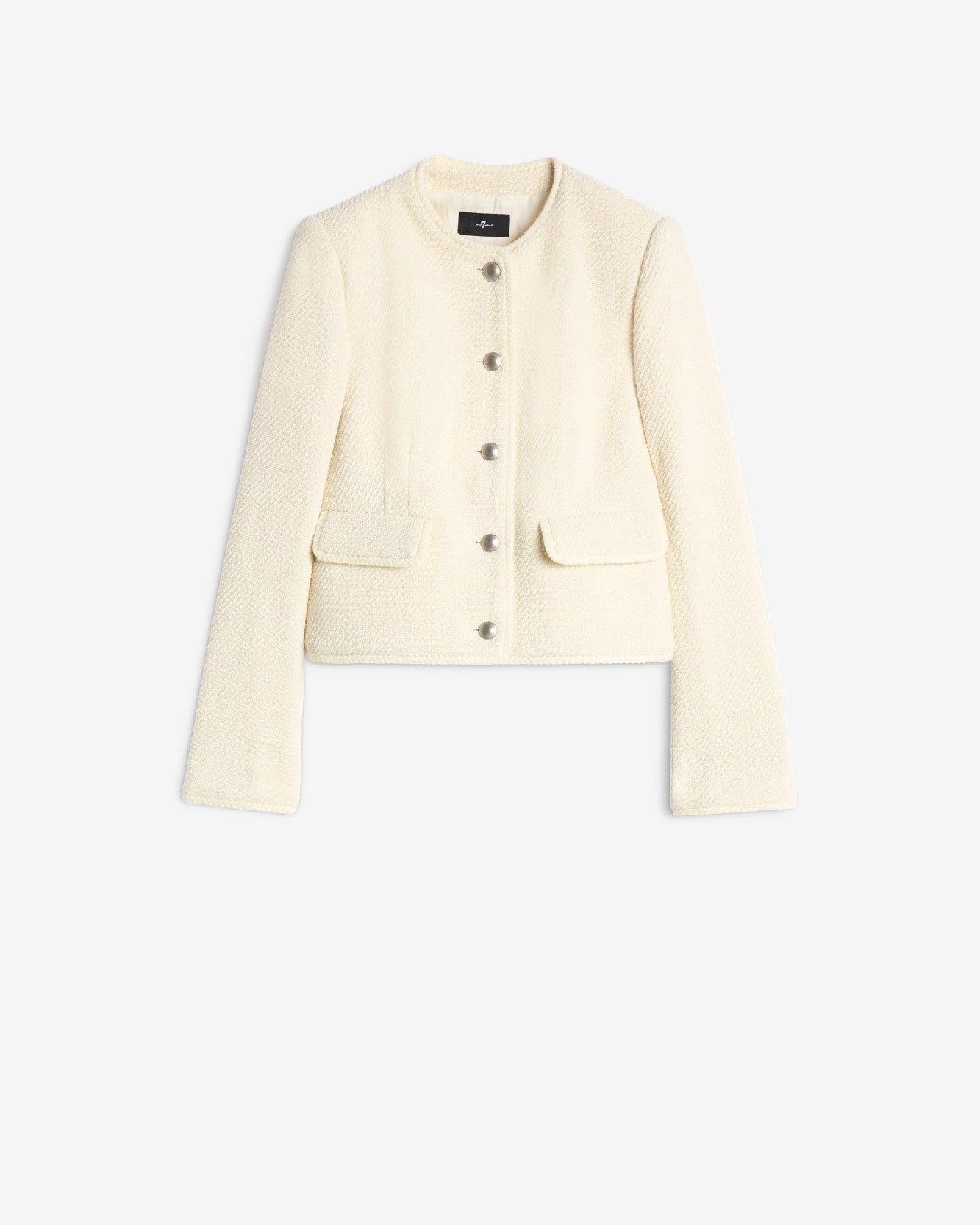 Boucle Jacket in Ivory