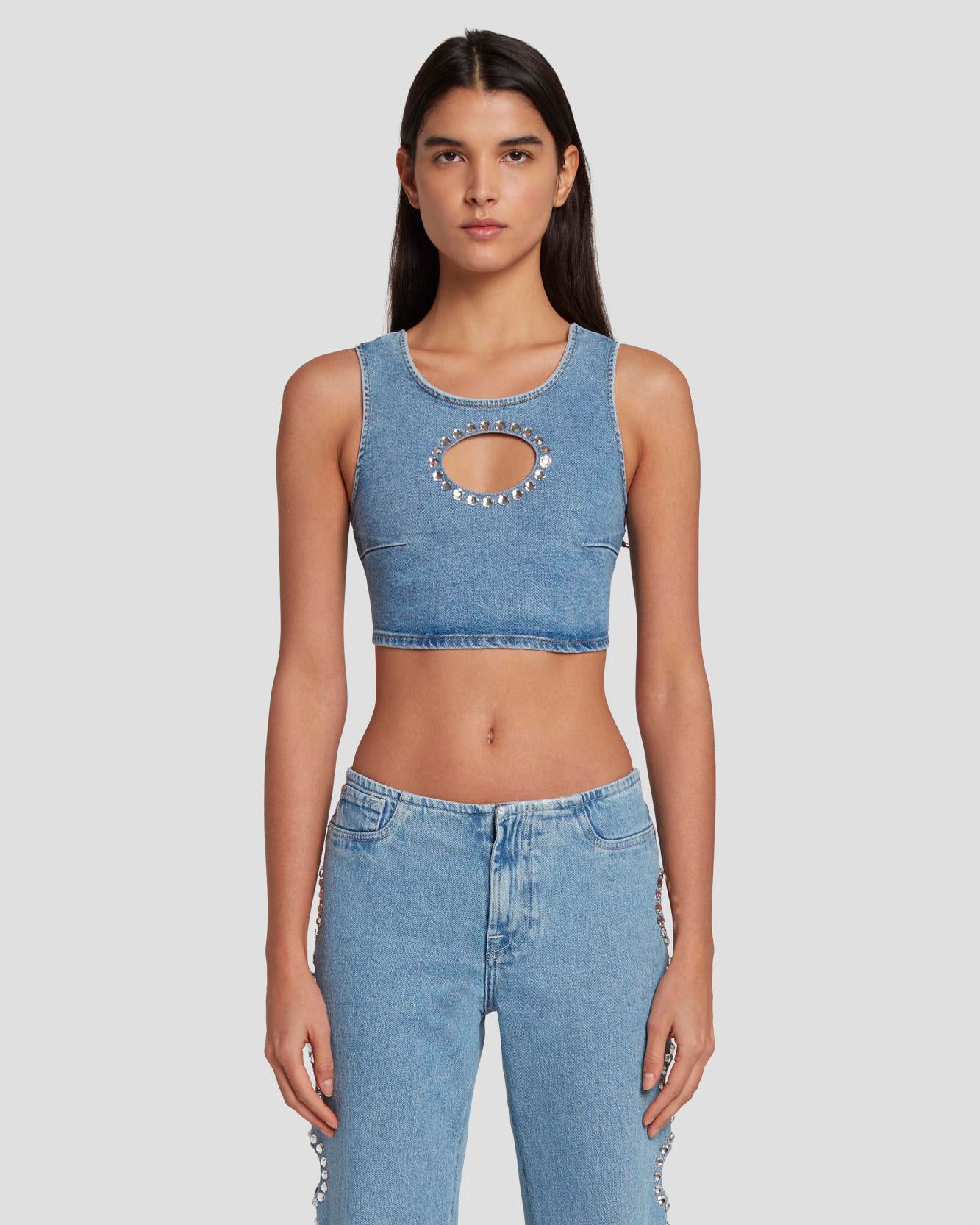 7FAM X ADR Cropped Top in Vibe