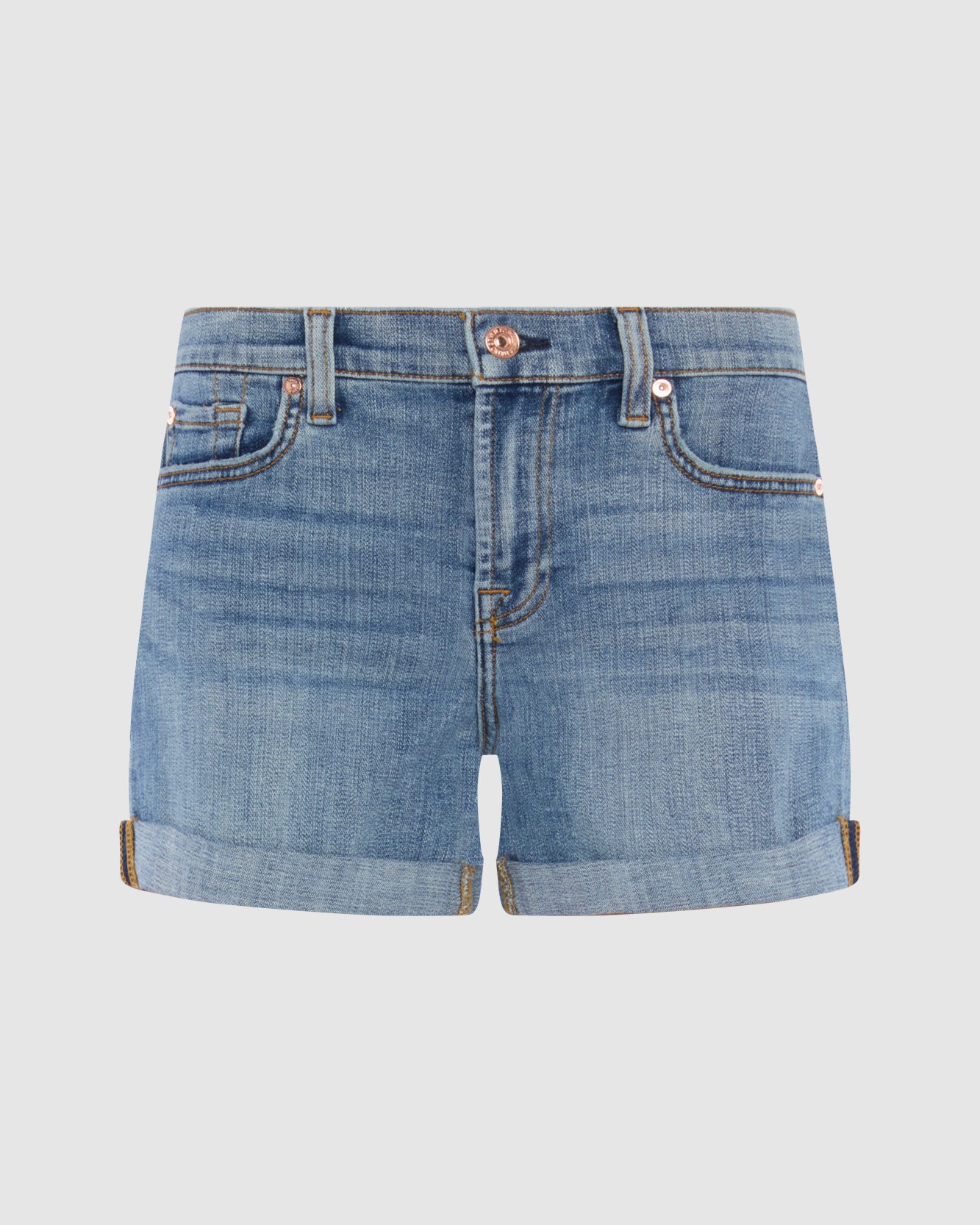 Broken Twill Mid Roll Short in Bright Light