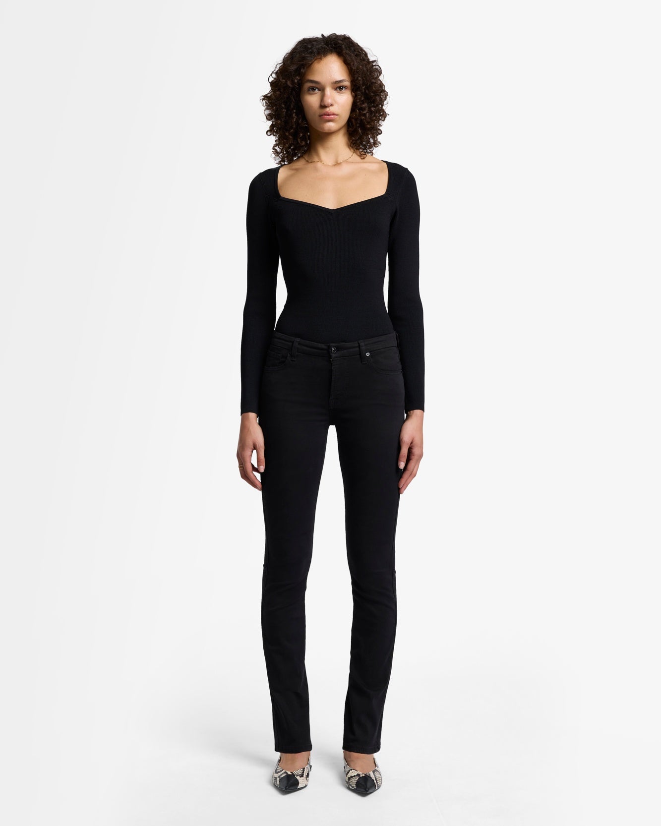 B(air) Kimmie Straight in Rinsed Black