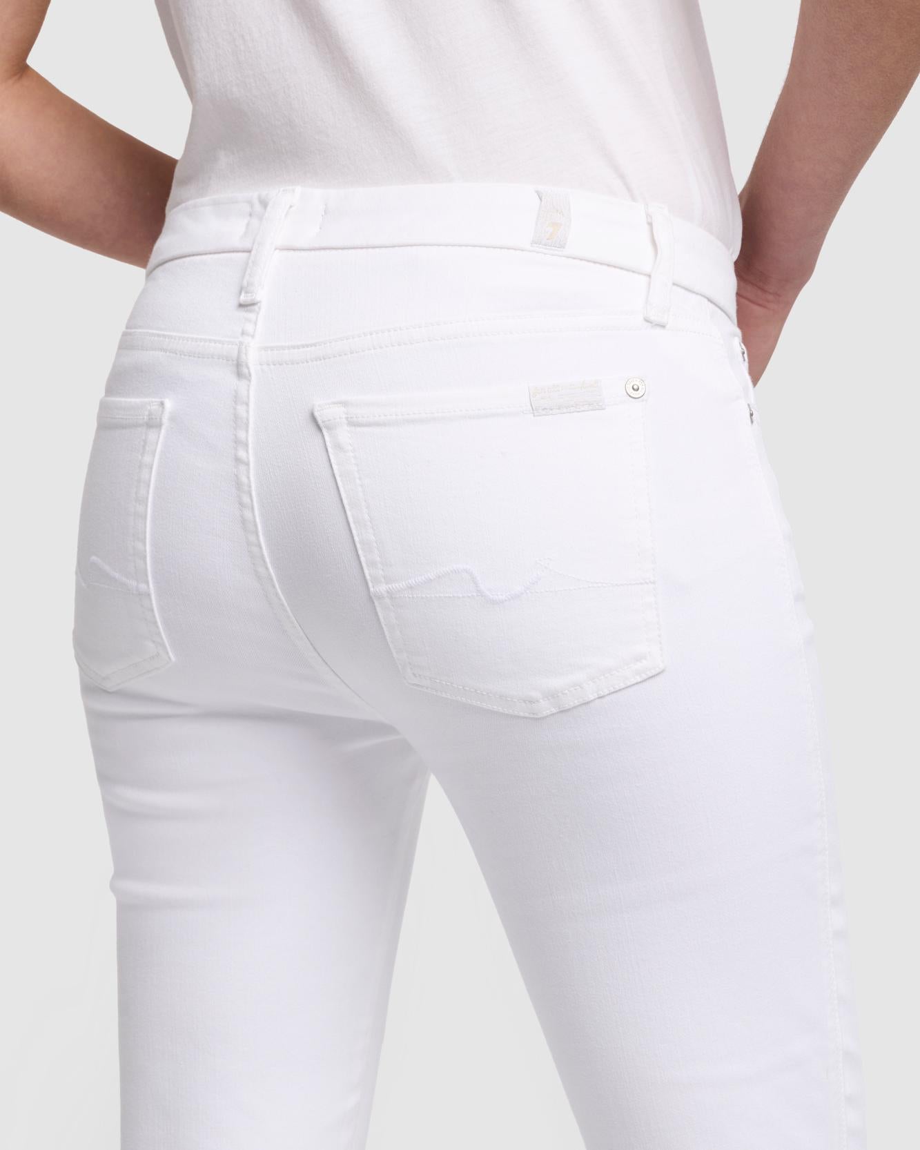 Slim Illusion Kimmie Straight in Luxe White