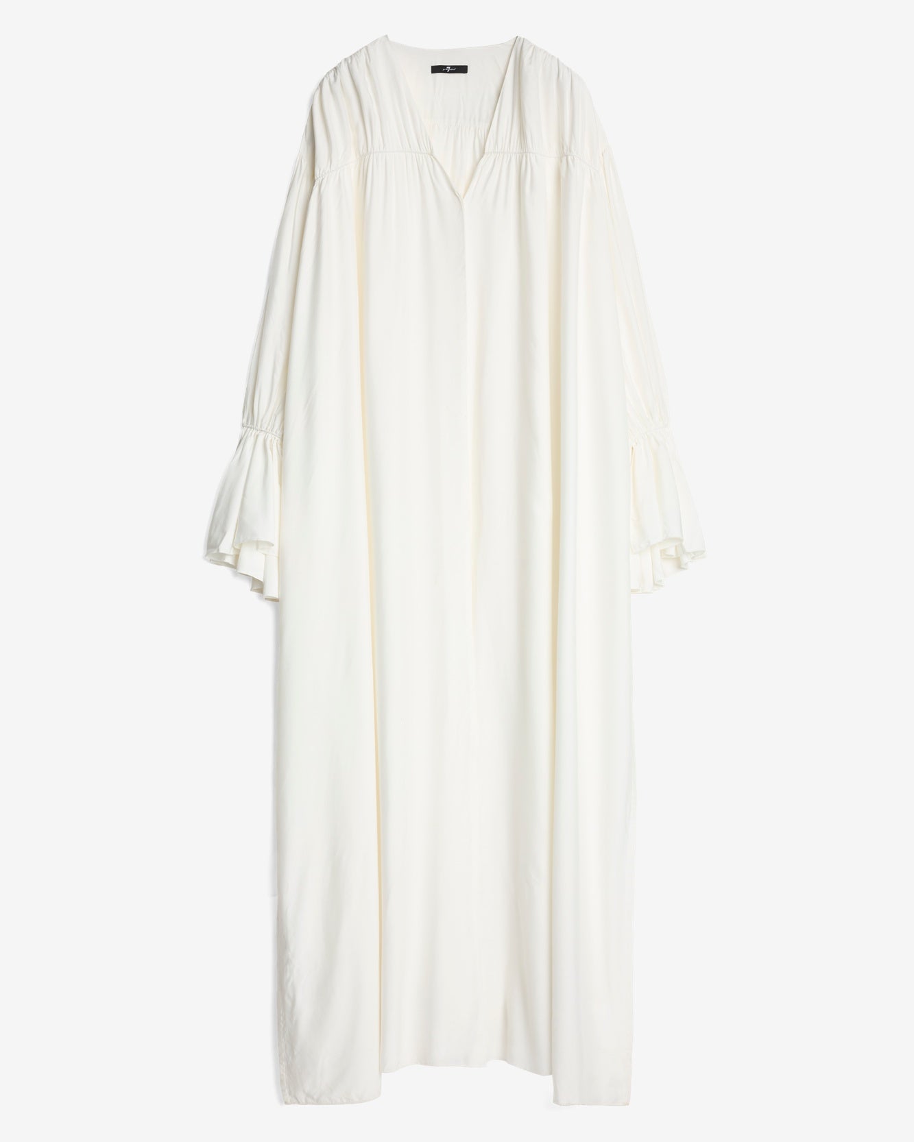 Ariel Silk Blend Dress in White