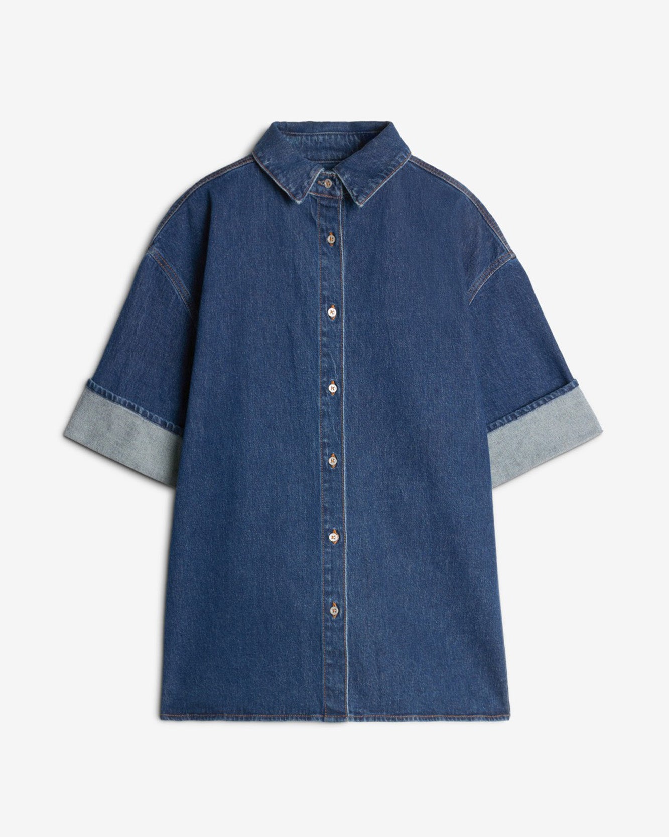 MANKIND Nina Cuffed Overshirt in Radar
