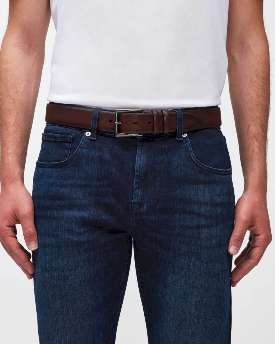 Classic Leather Belt in Brown