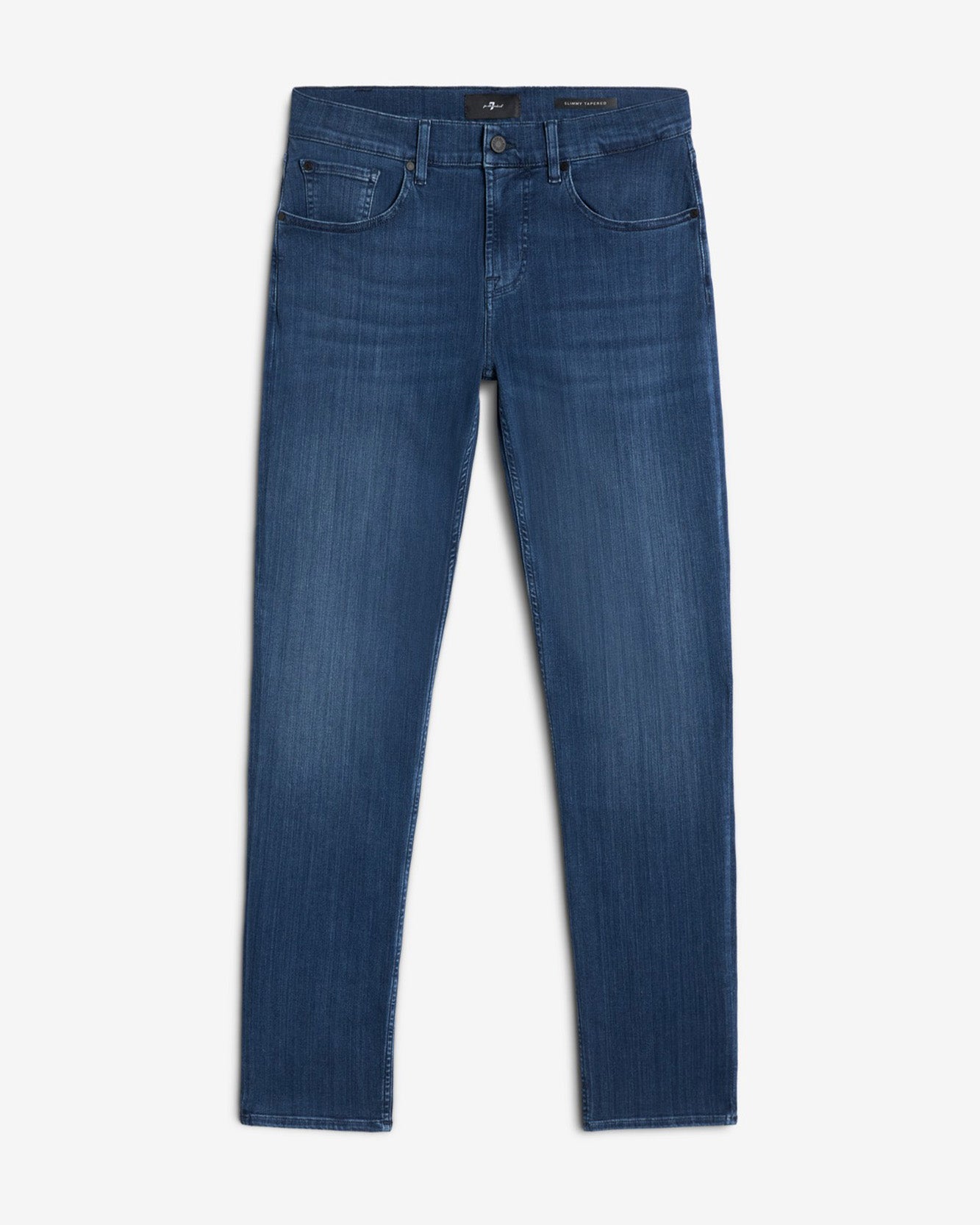 Luxe Performance Plus Slimmy Tapered In Mid-Blue