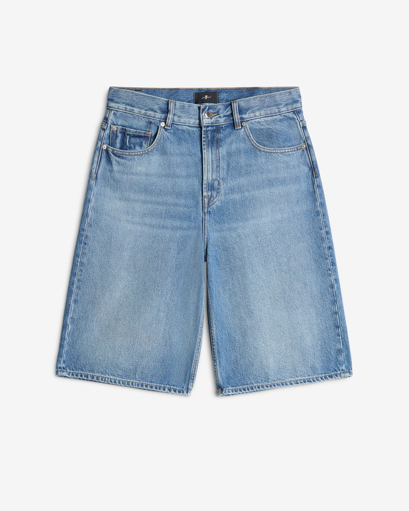 Wide Leg Denim Short in Mason