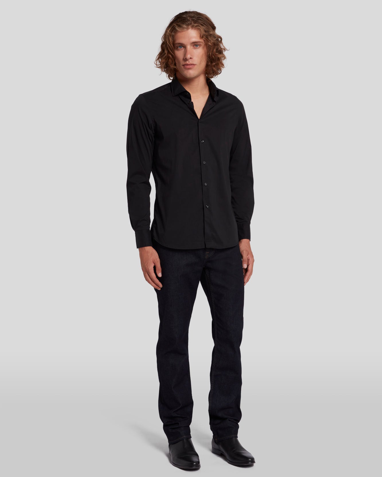 Luxe Performance Straight in Rinse Blue