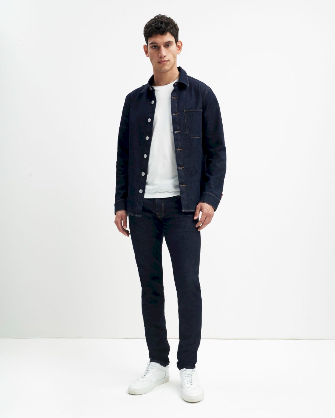 Luxe Sport X Stretch Tek Stacked Skinny In Rinse