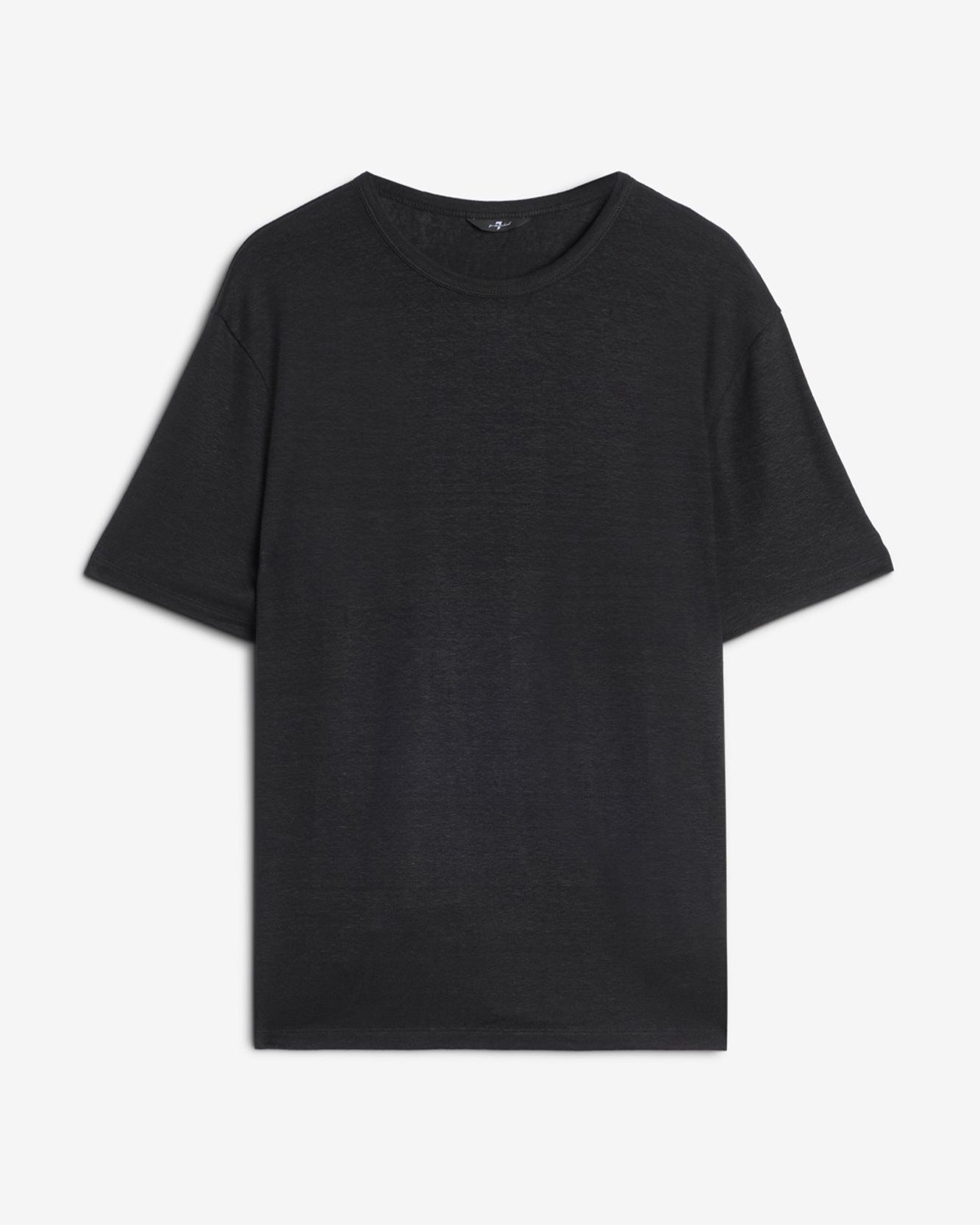 Linen Tee in Black