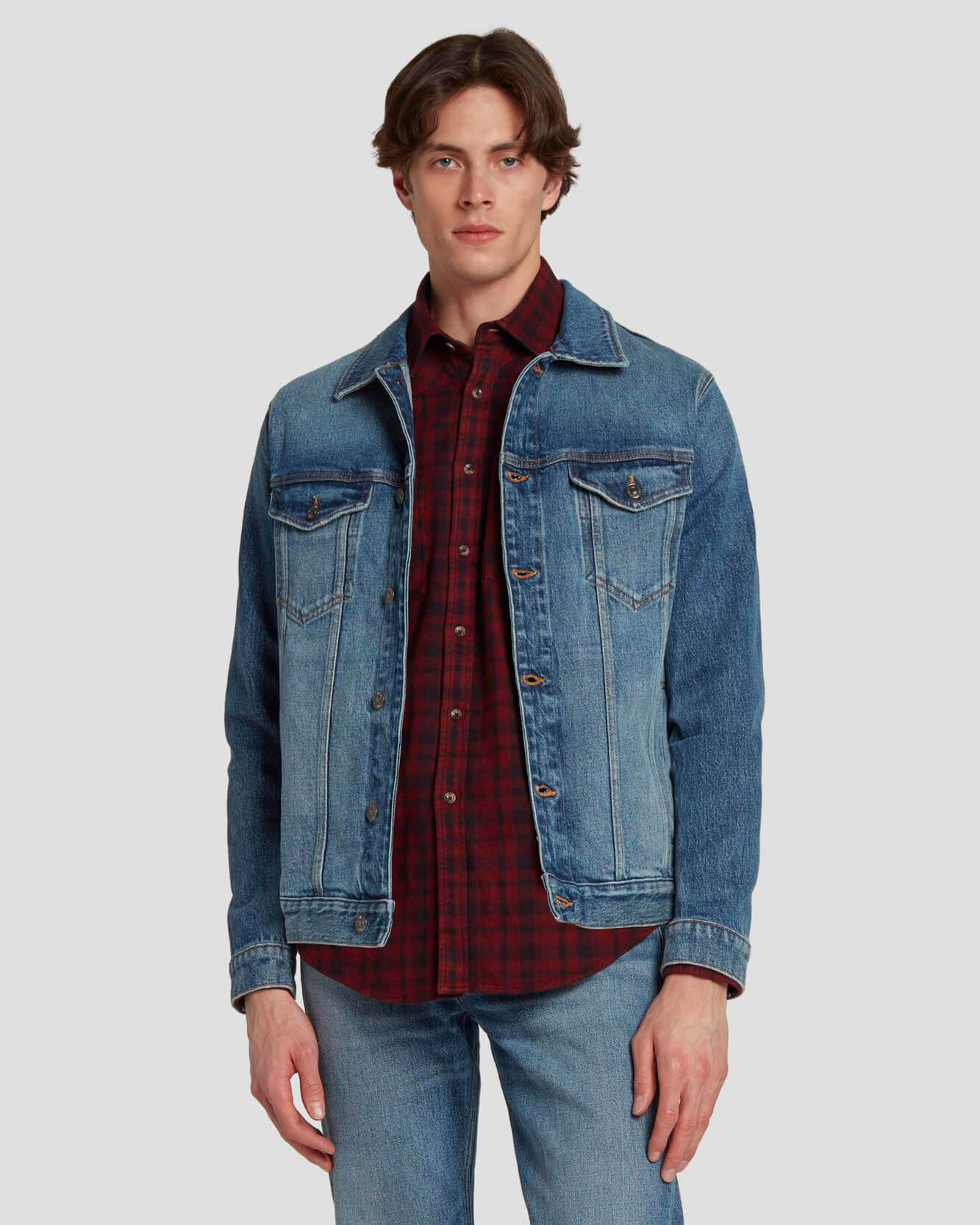 Perfect Trucker Jacket in Ramble