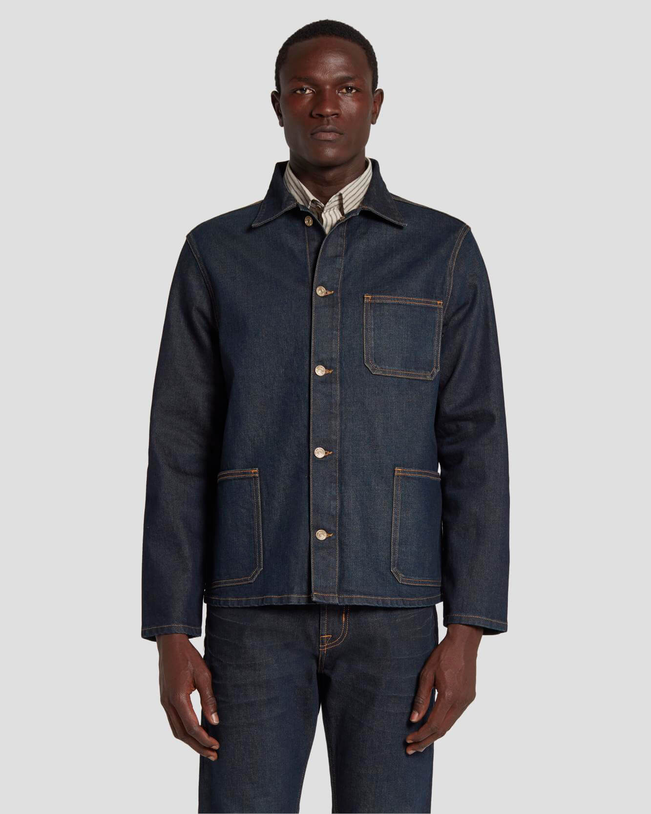 Japanese Heritage Utility Overshirt in Walk The Trucks