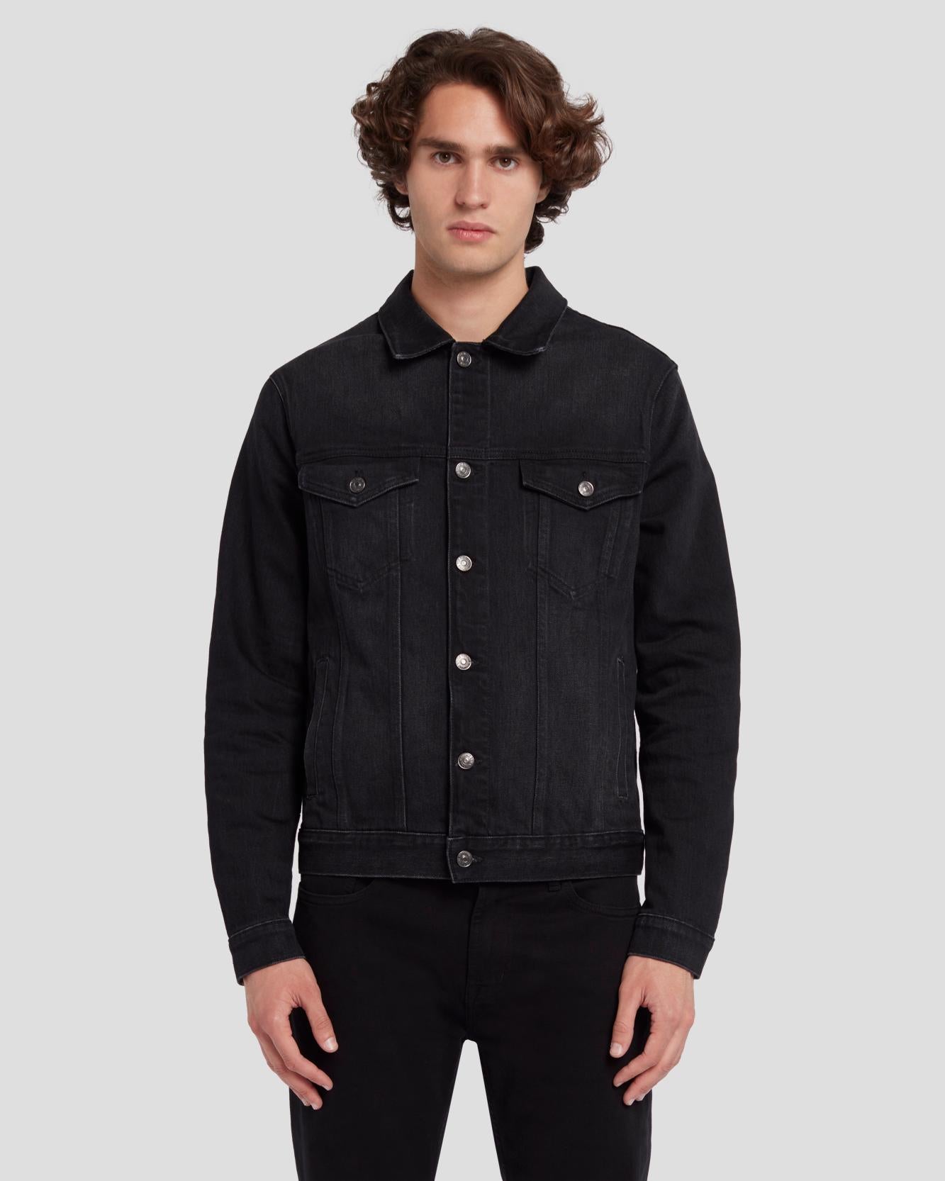 Perfect Trucker Jacket in Blindside