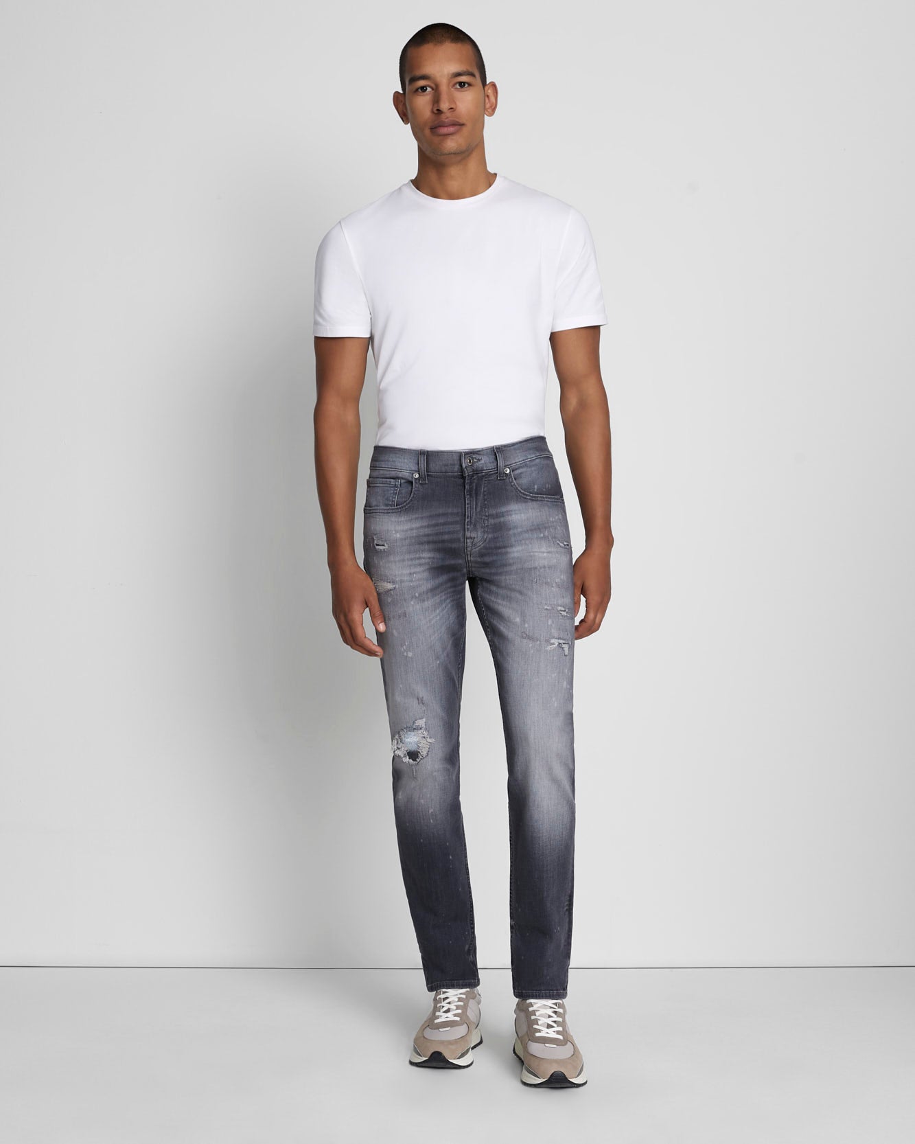 EarthKind Stretch Tek Slimmy Tapered in Downtown Grey