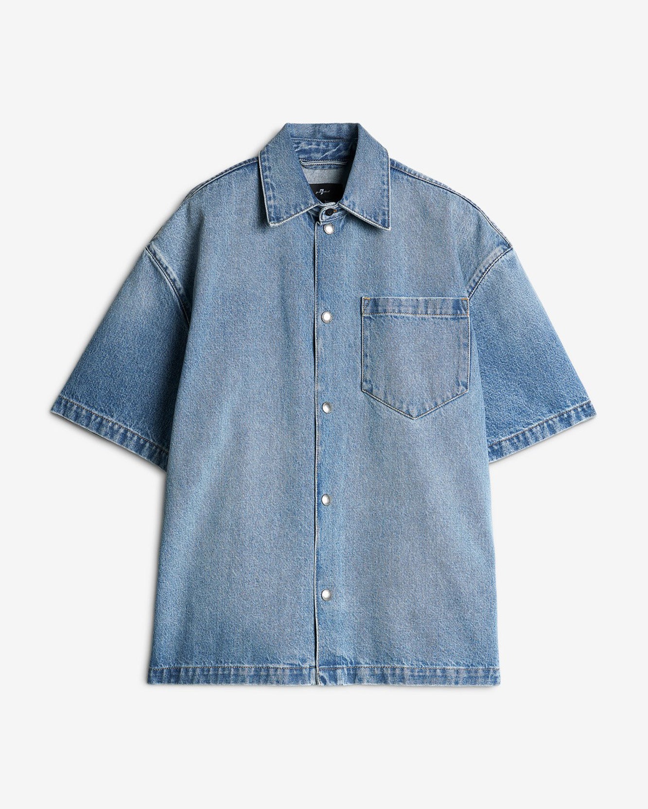 Denim Camp Shirt in Mason