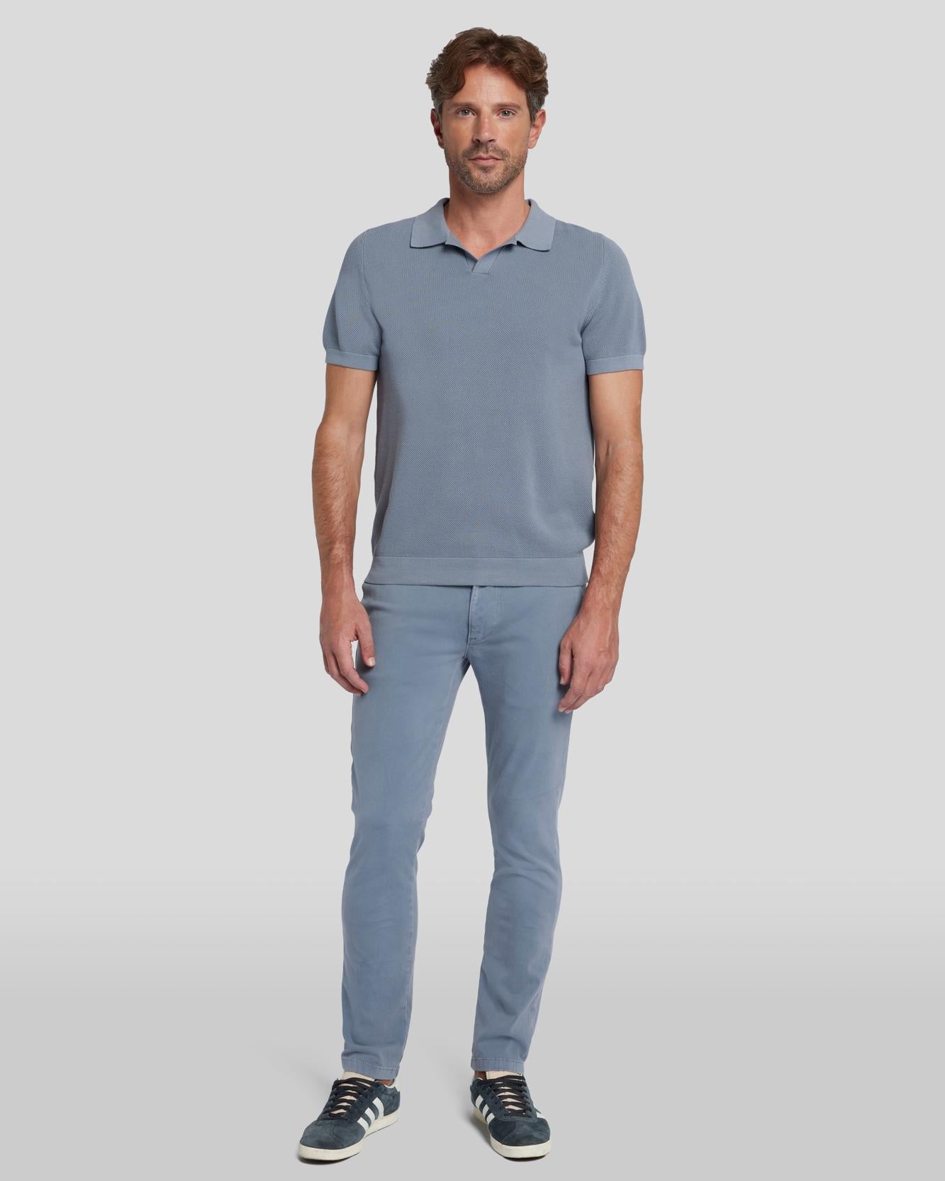 Luxe Performance Slimmy Tapered in Dusty Blue