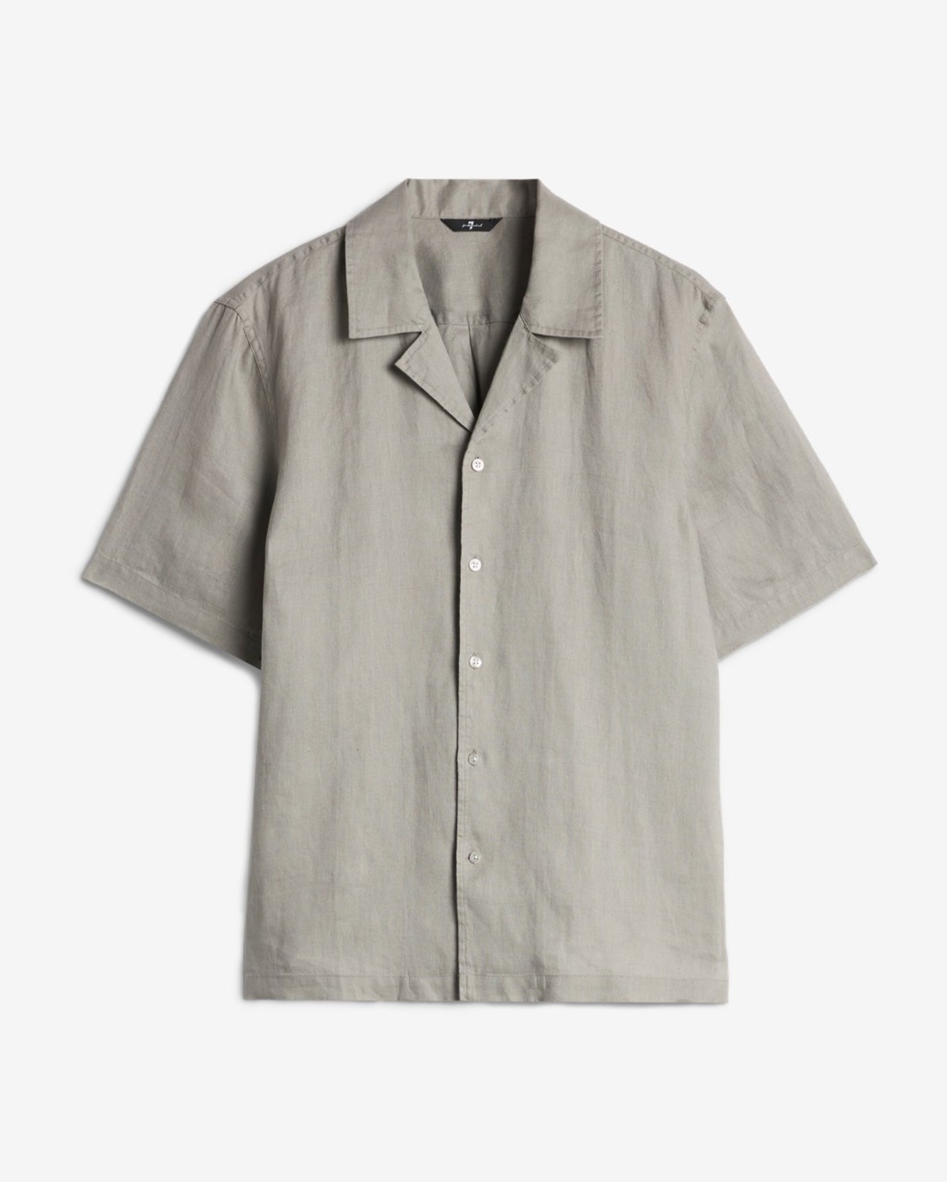 Linen Camp Shirt in Sage