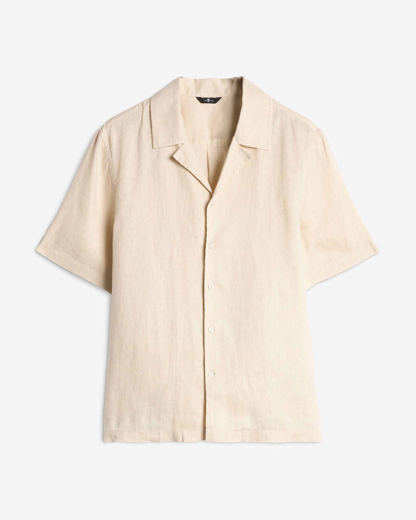 Linen Camp Shirt in Bone