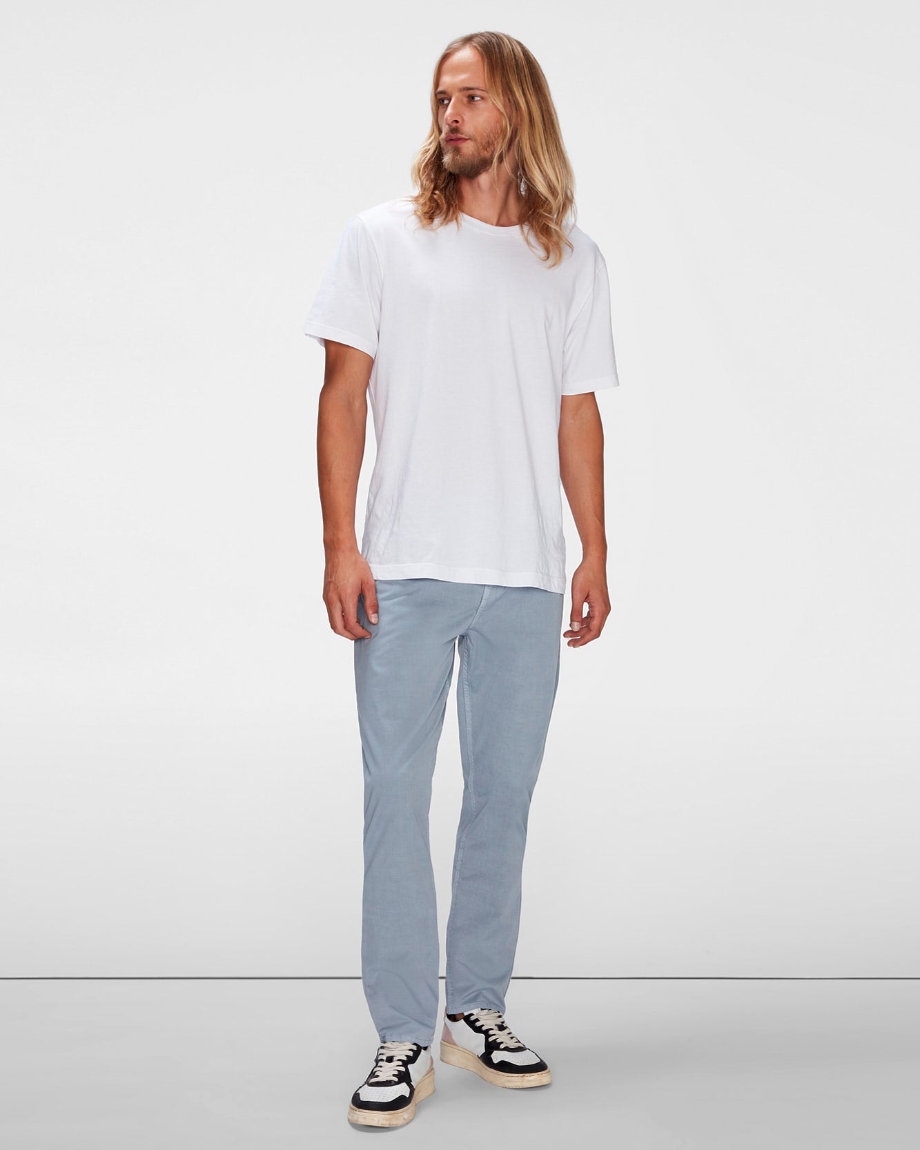 Airweft Twill Adrien 5 Pocket in Cold Gin