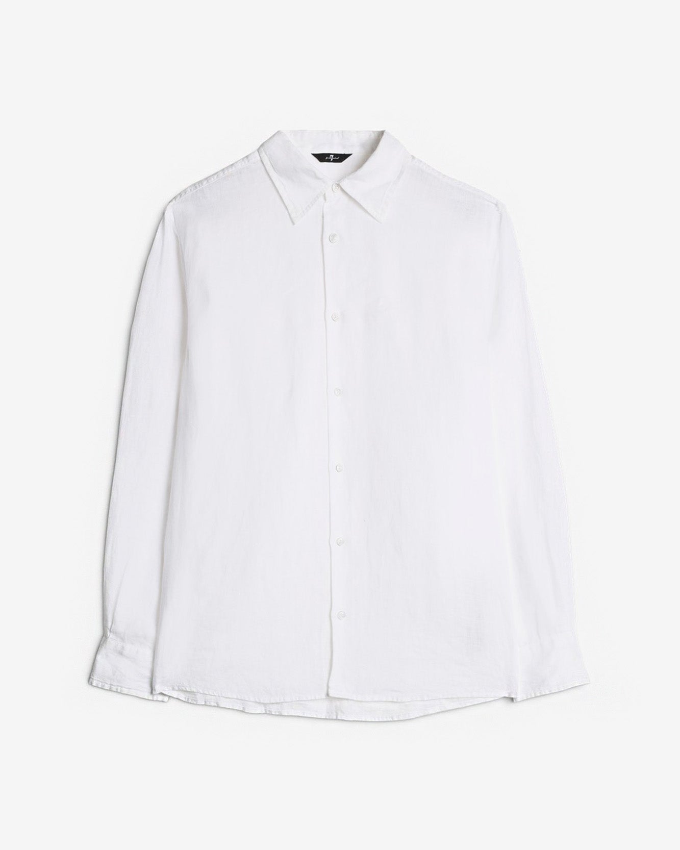 Classic Linen Button Up Shirt in White