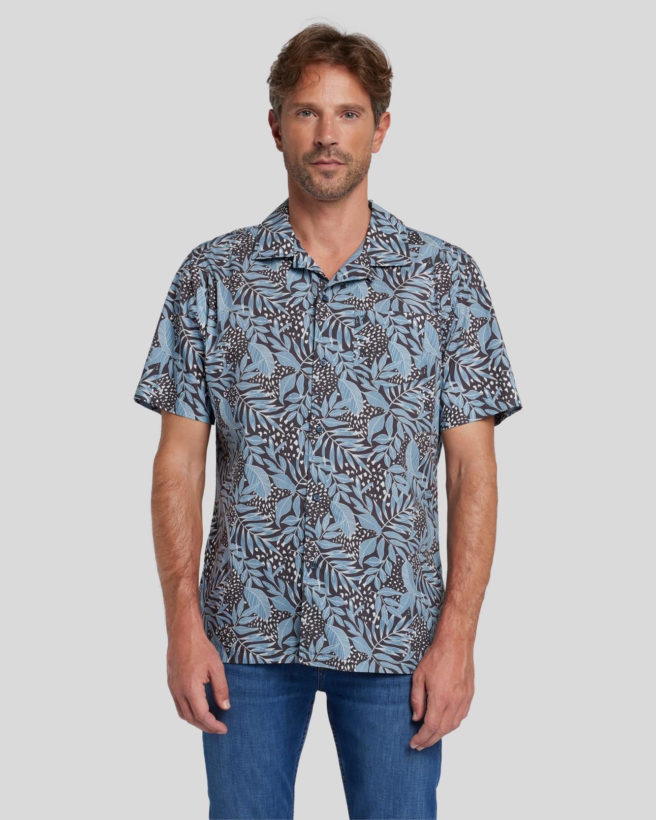 Camp Shirt in Dusty Blue