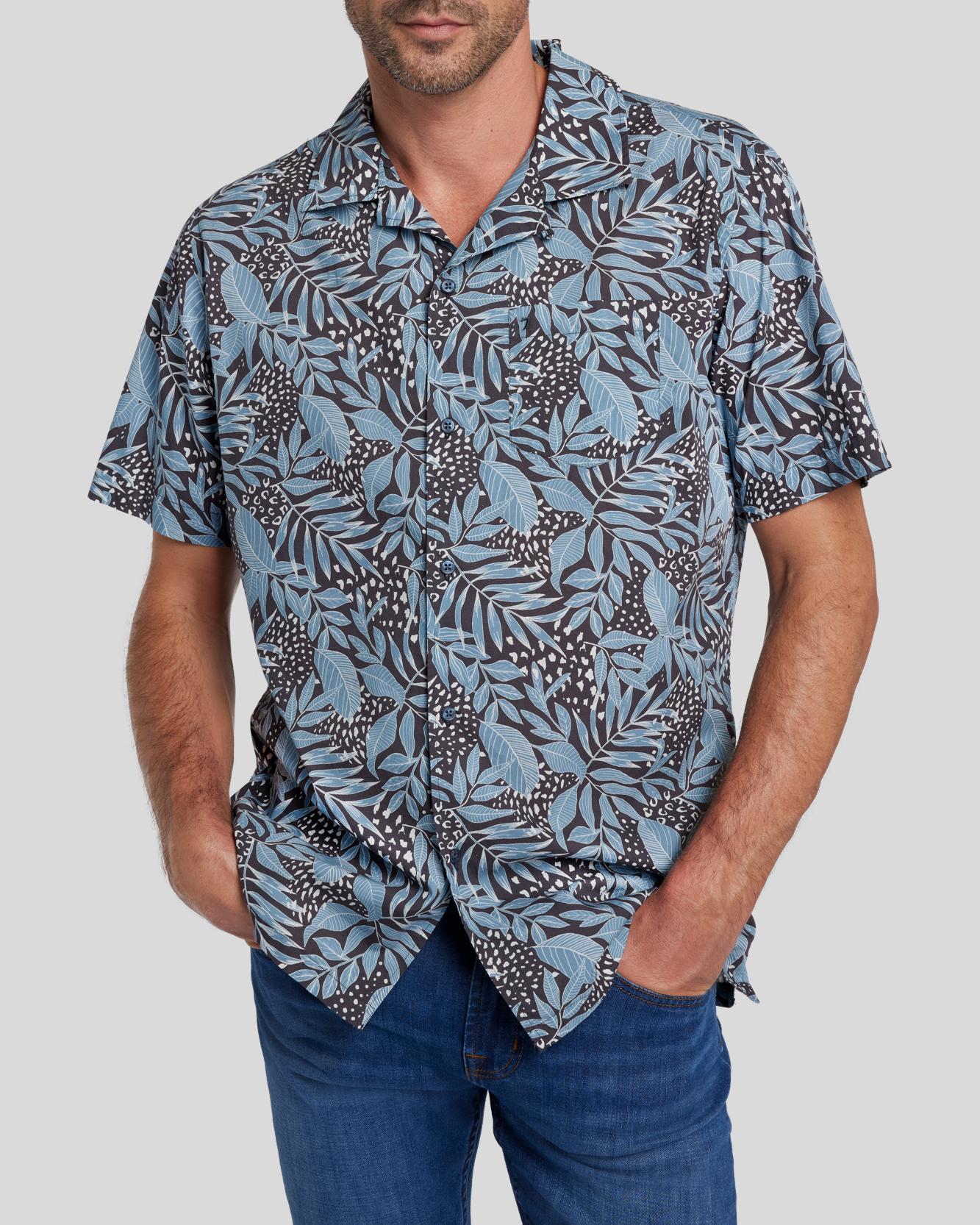 Camp Shirt in Dusty Blue