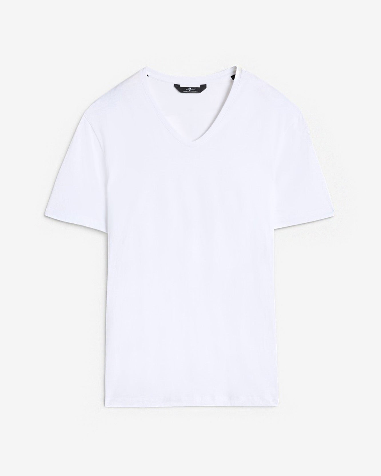 Luxe Performance V-Neck Tee in White