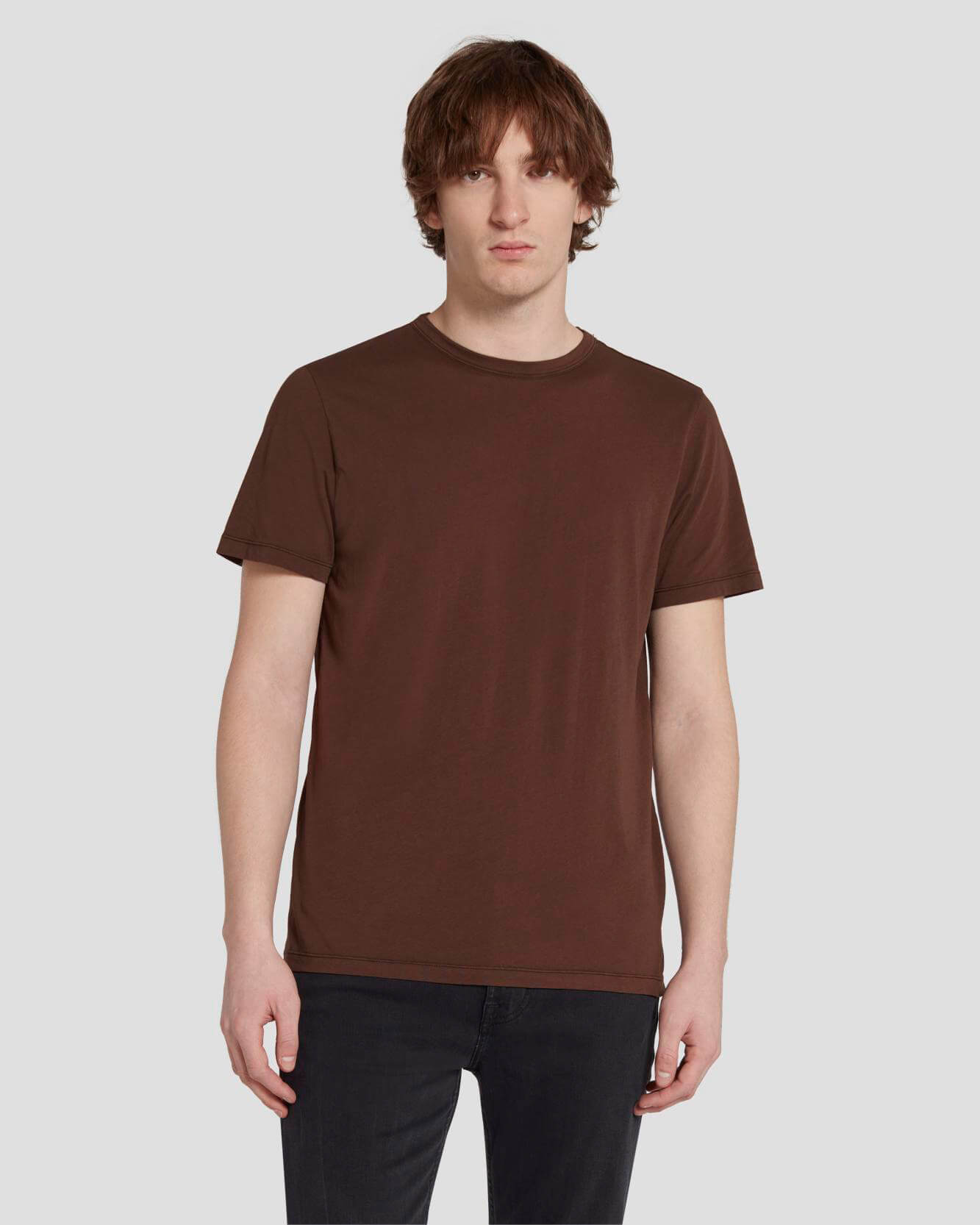 Featherweight Tee in Chestnut
