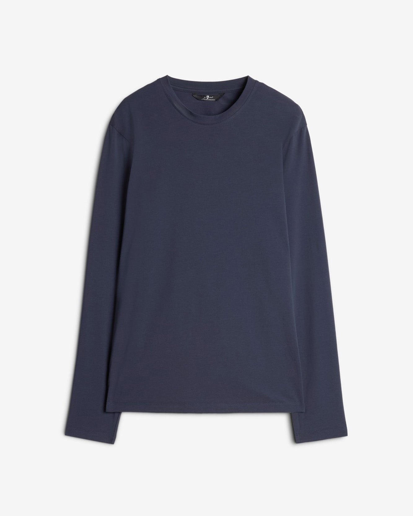 Luxe Performance Long Sleeve Tee in Navy