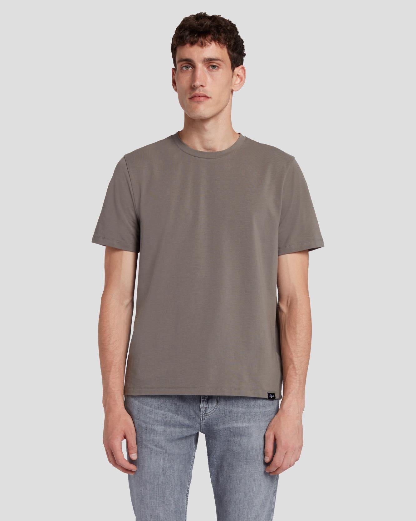 Luxe Performance Tee in Dusty Grey