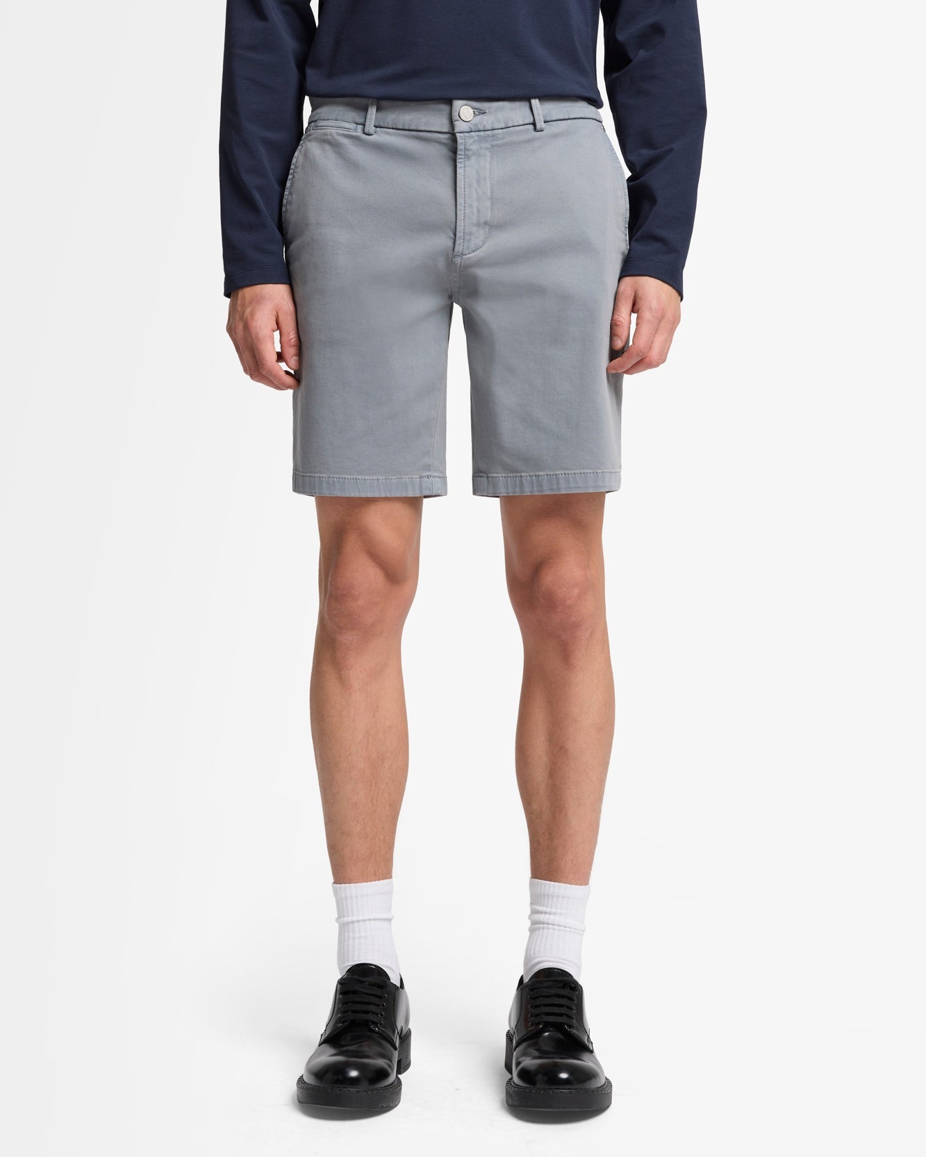 Luxe Performance Andrew Short in Sleepy Blue