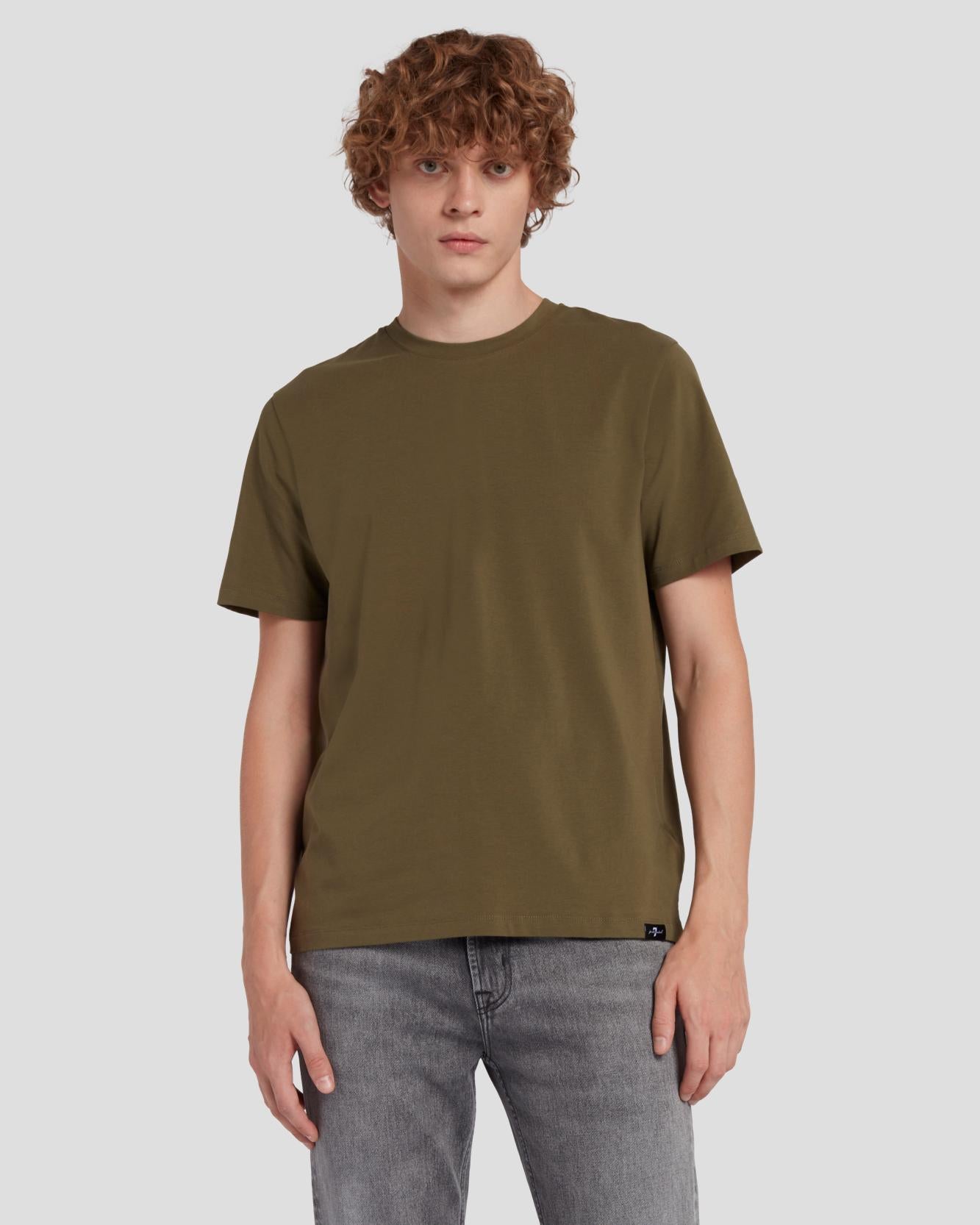 Luxe Performance Tee in Army