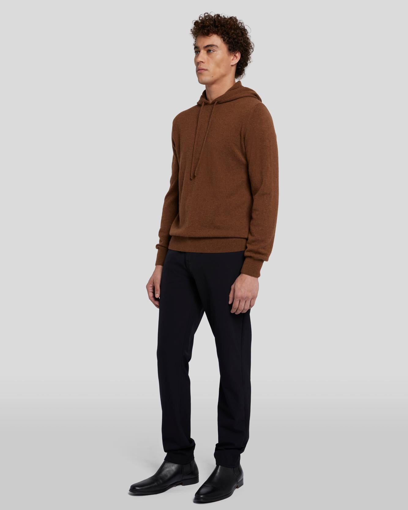 Cashmere Hoodie in Dapper Tan