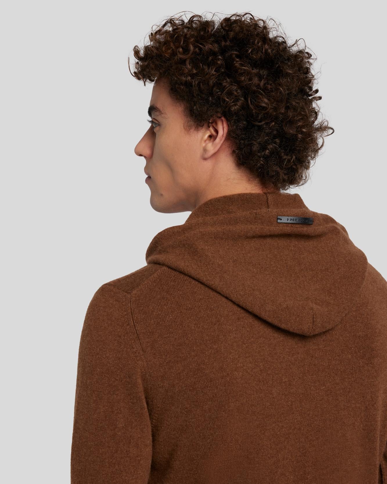 Cashmere Hoodie in Dapper Tan