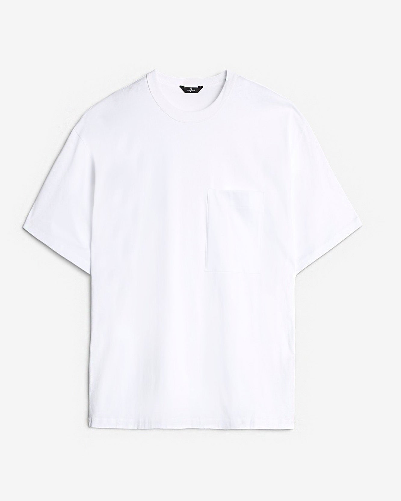 Short Sleeve Relaxed Tee in White