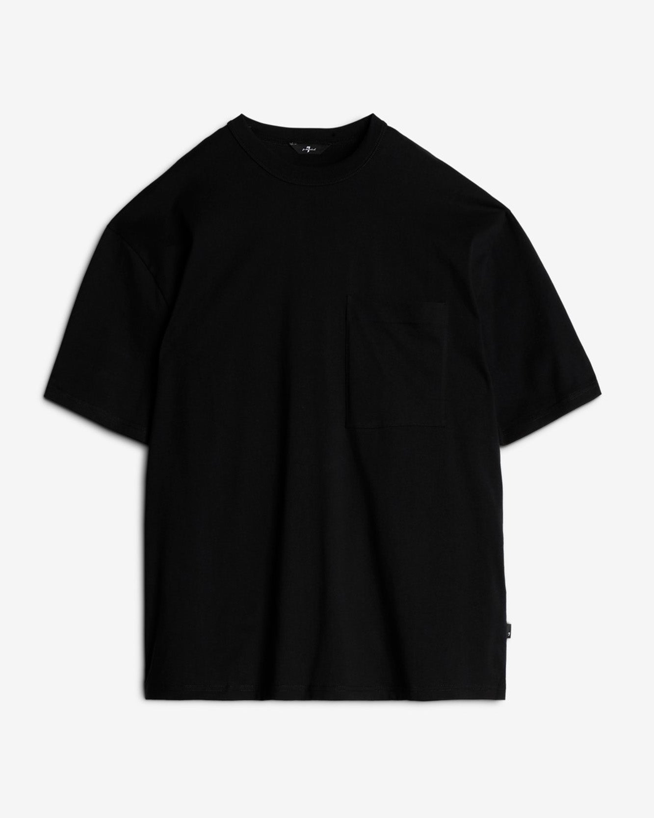Short Sleeve Relaxed Tee in Black