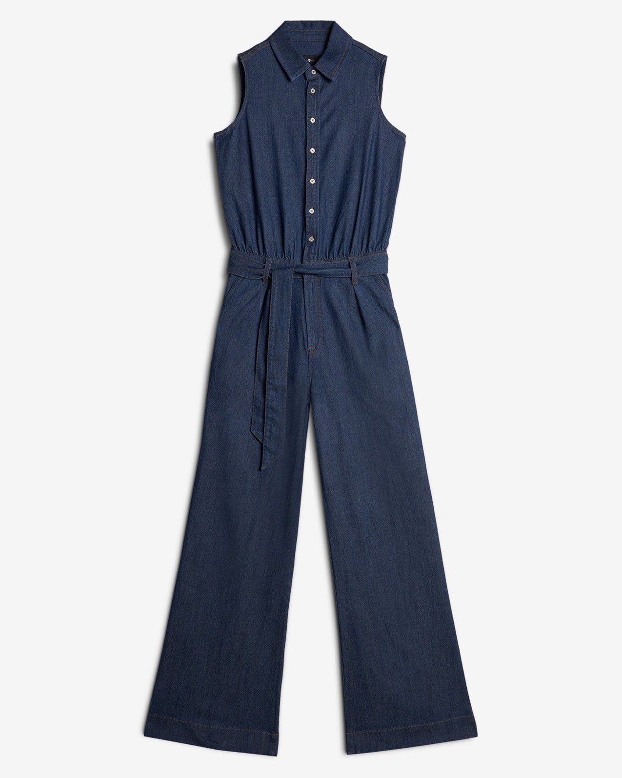 Weightless Denim Jumpsuit in Halona