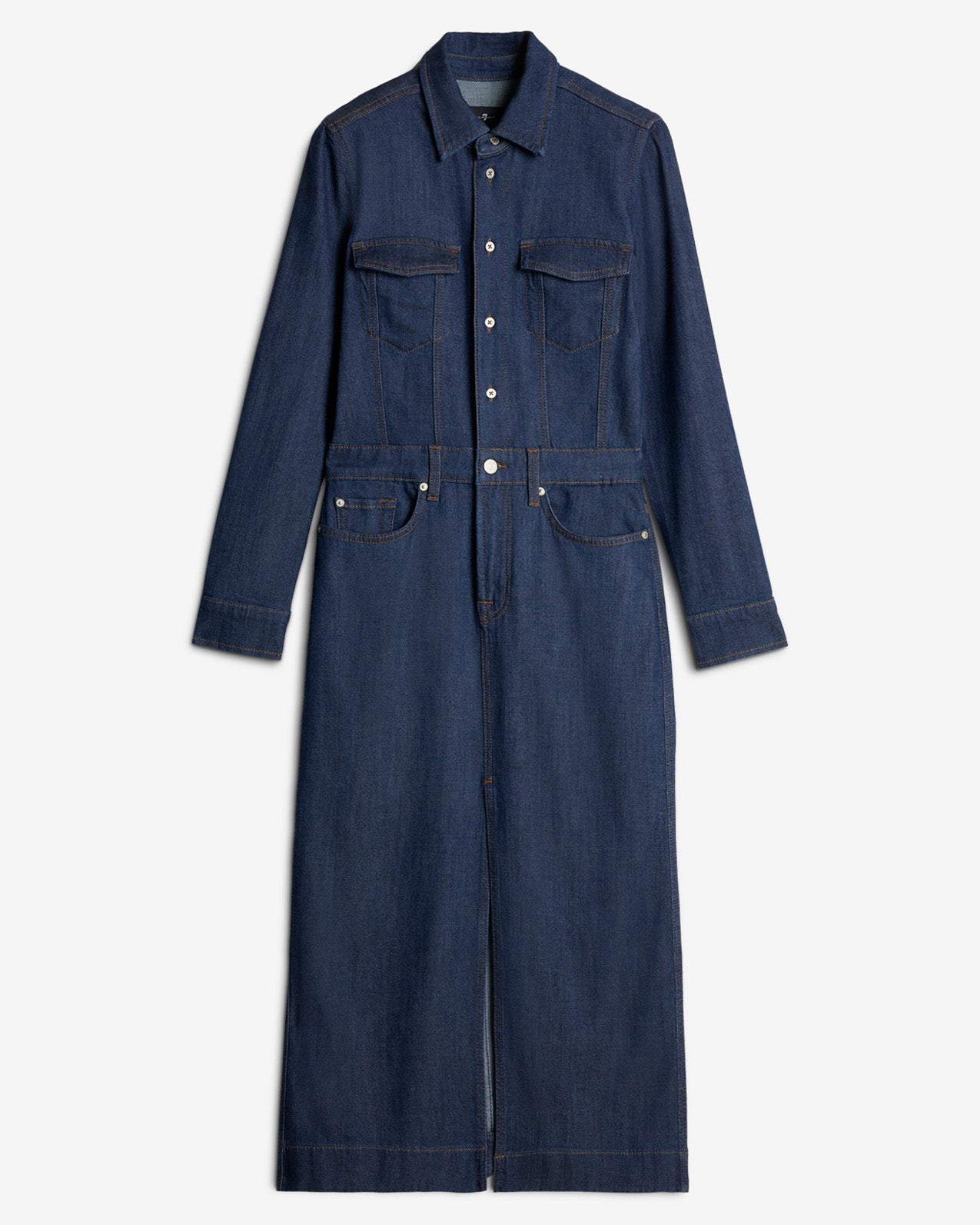 Weightless Denim Maxi Dress in Halona