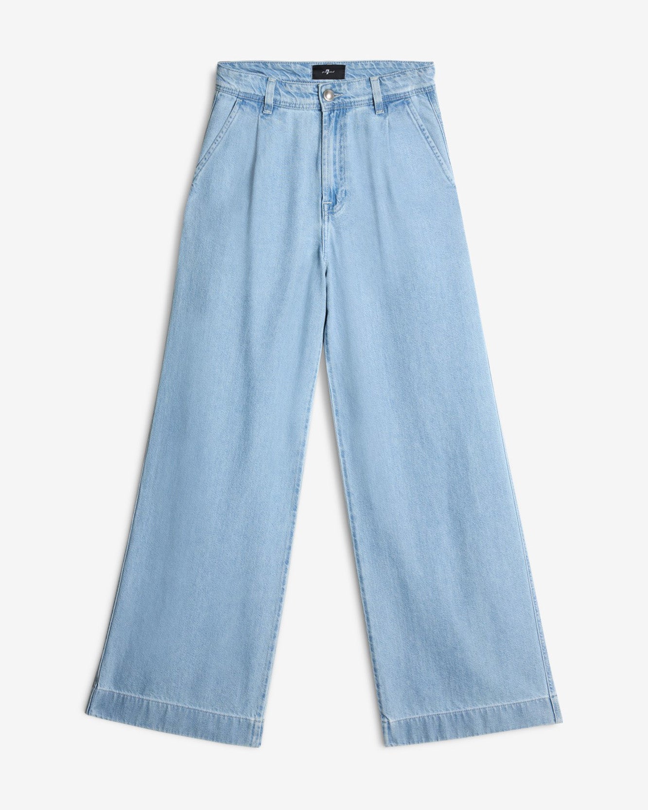 Weightless Pleated Denim Trouser in Hana