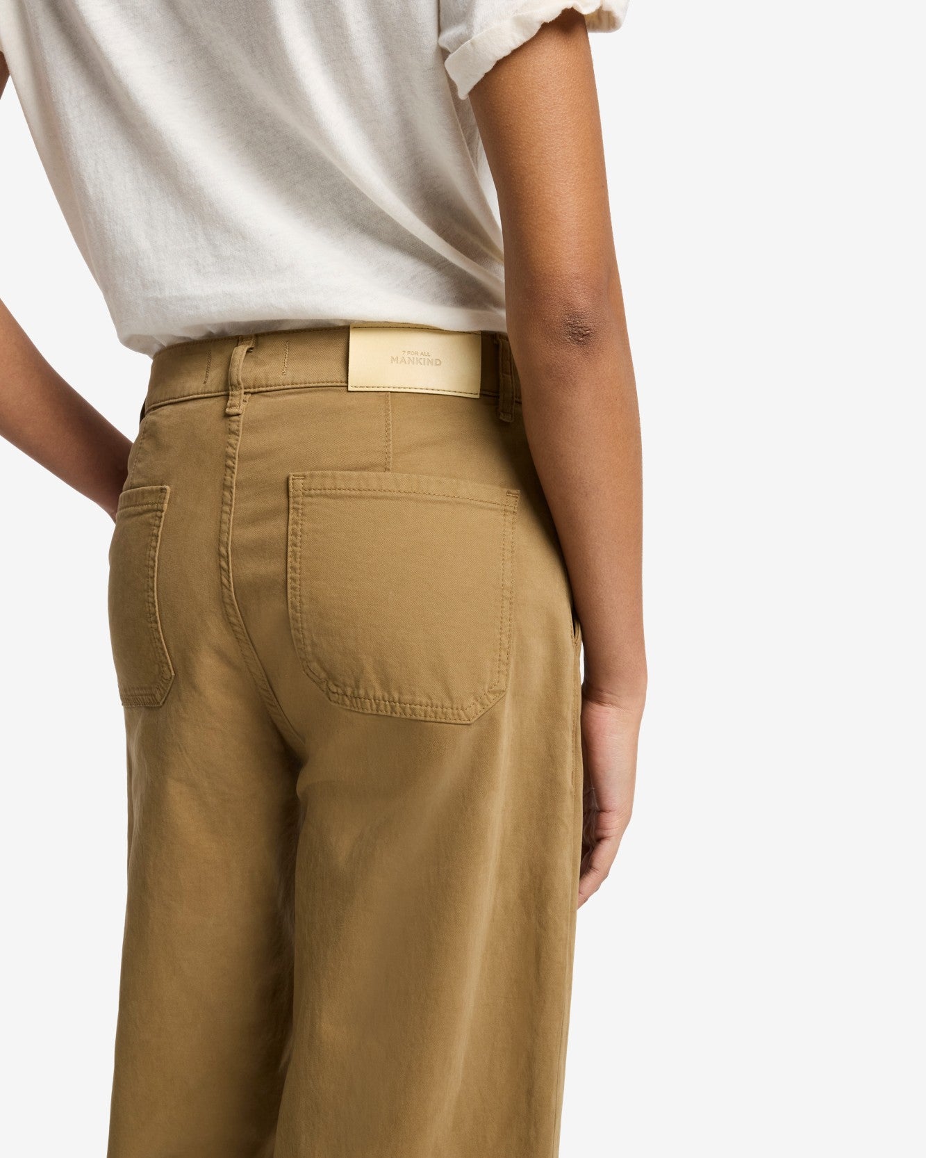 Comfort Twill Bonnie Barrel Leg in Sand Storm
